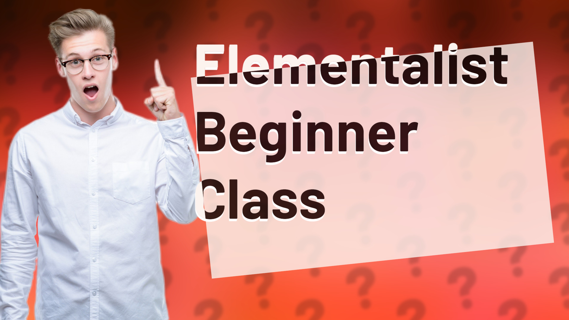 Elementalist Beginner Class