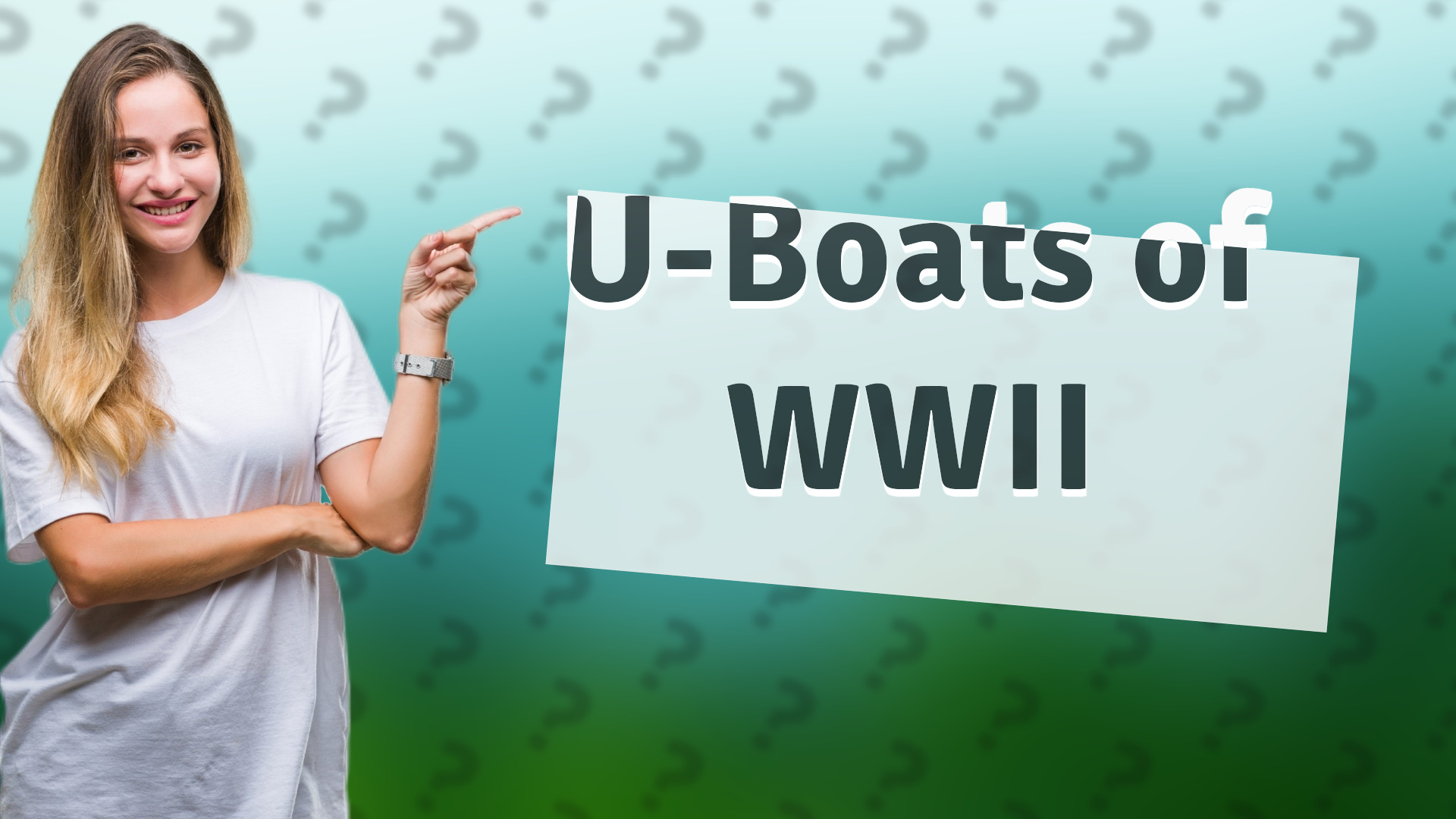 U-Boats of WWII