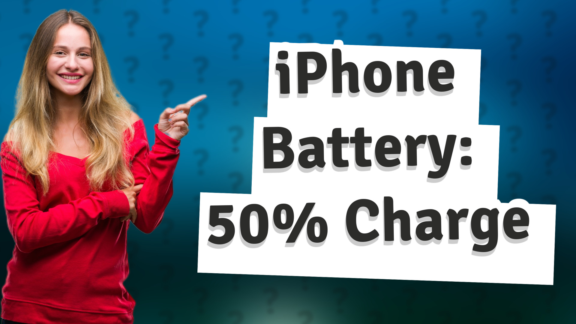 iPhone Battery: 50% Charge