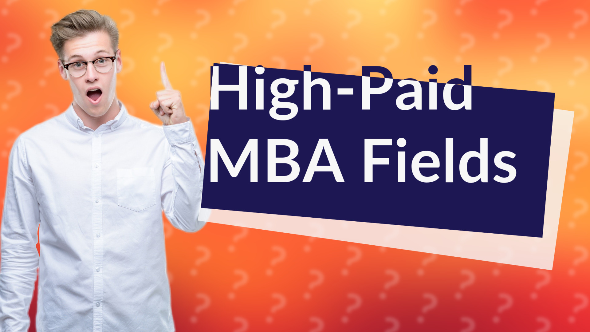 High-Paid MBA Fields