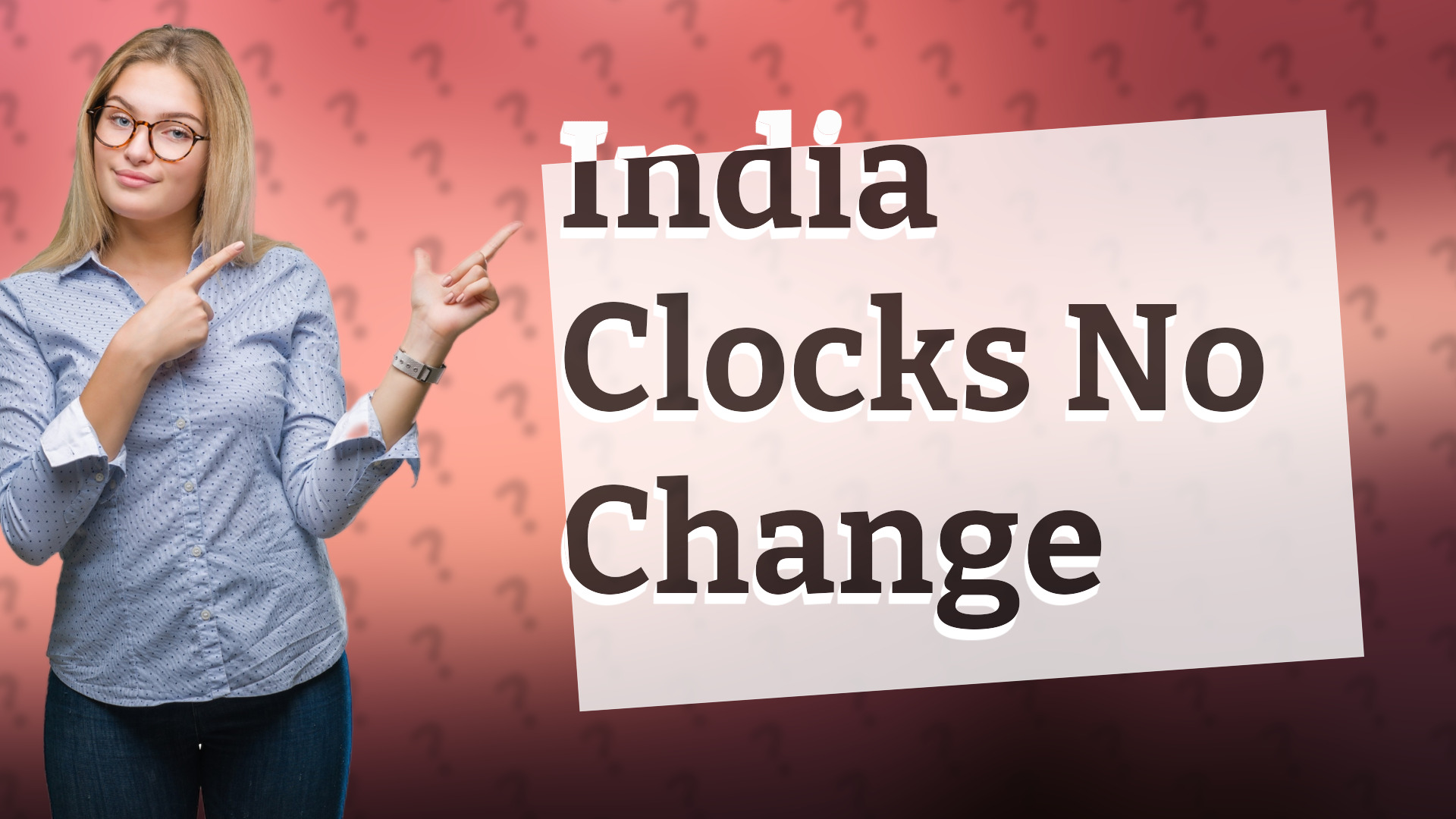 India Clocks No Change