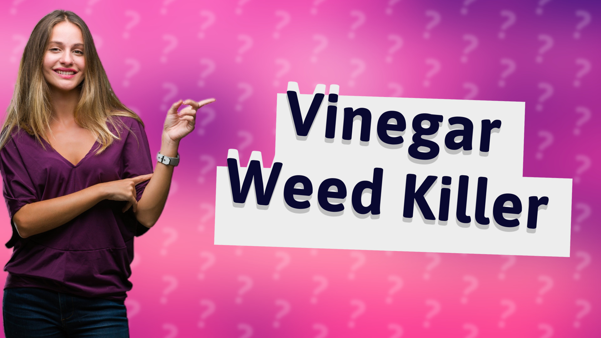Vinegar Weed Killer