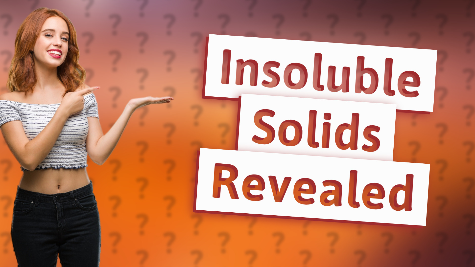 Insoluble Solids Revealed