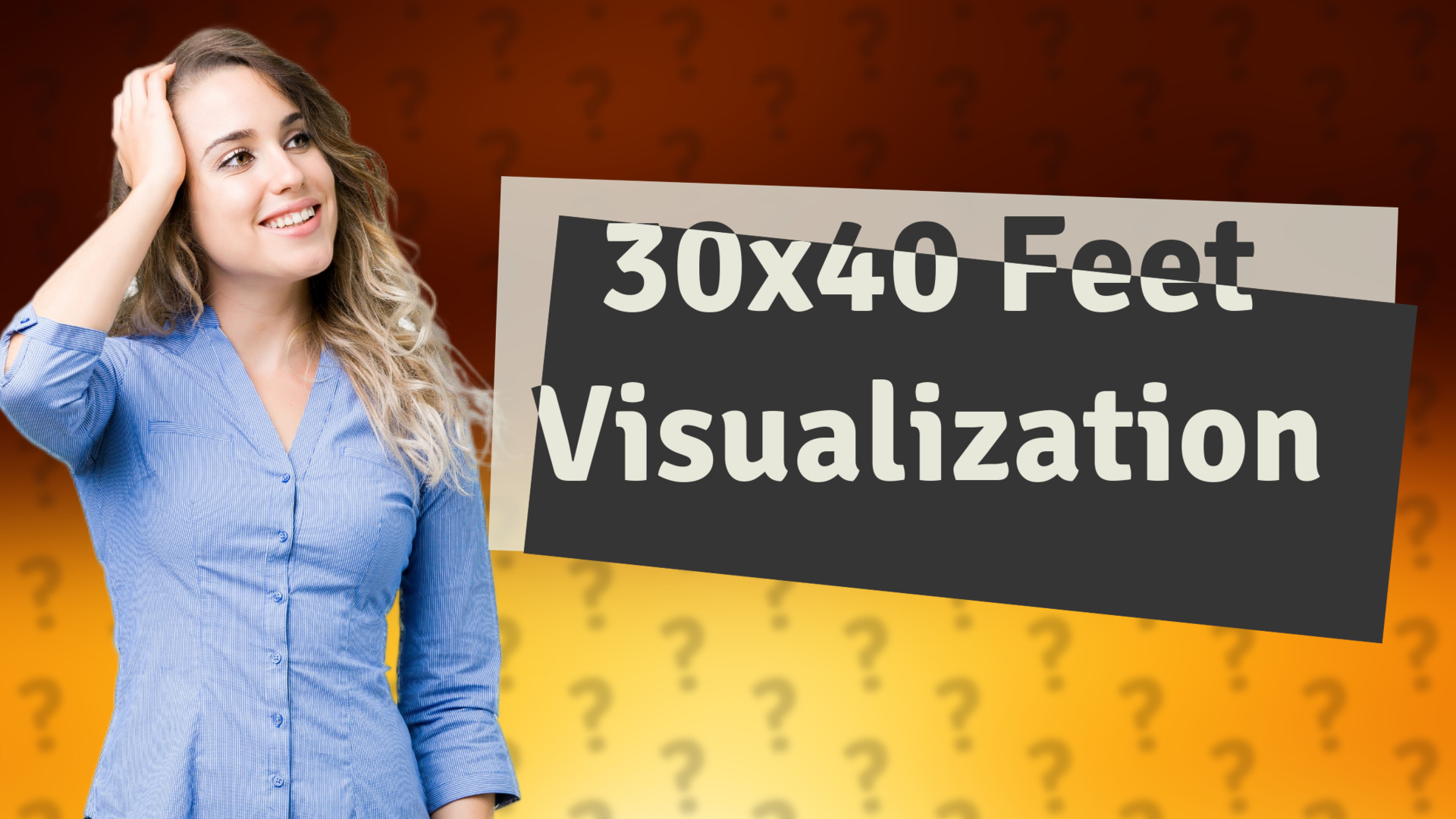 30x40 Feet Visualization