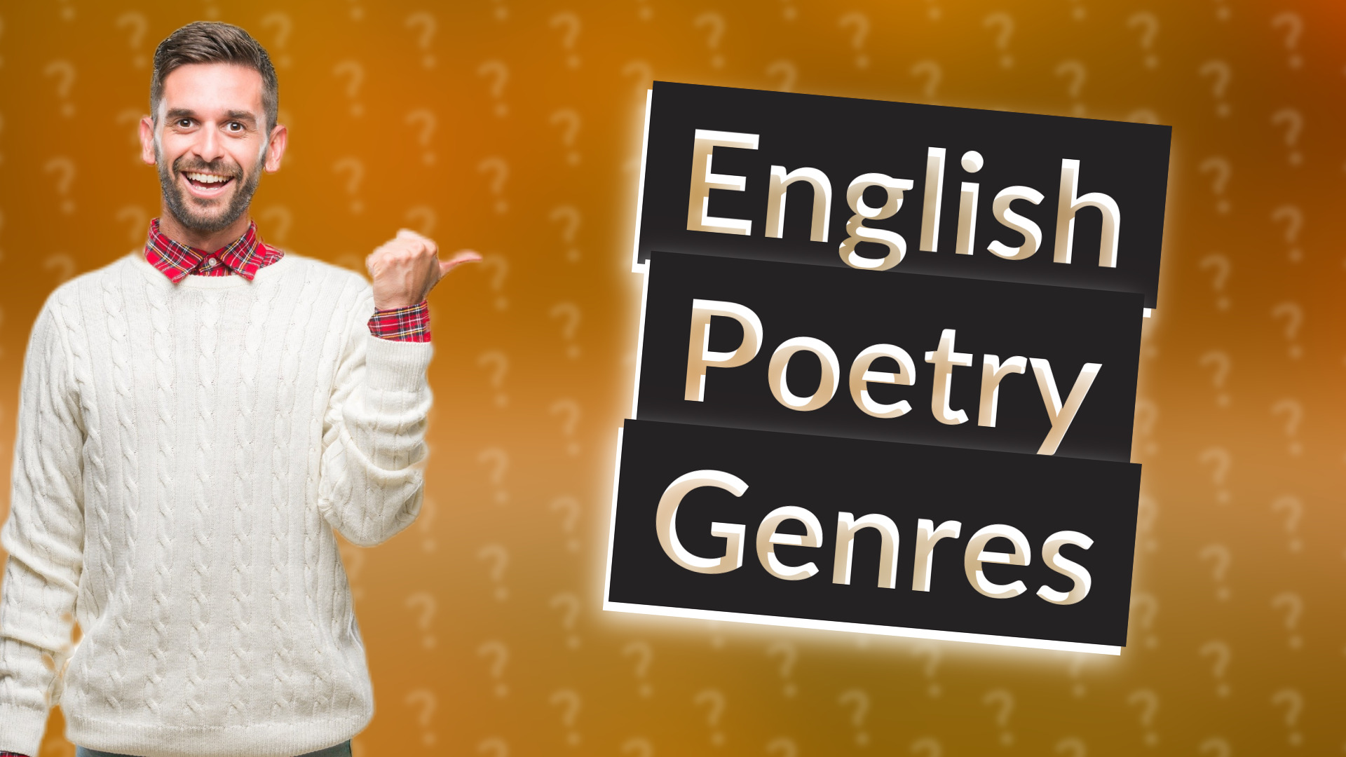 English Poetry Genres