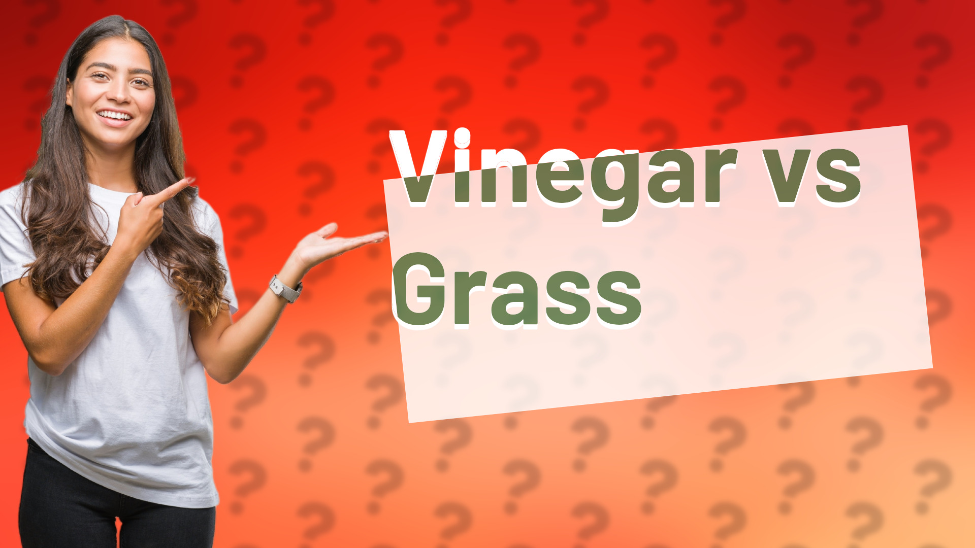 Vinegar vs Grass