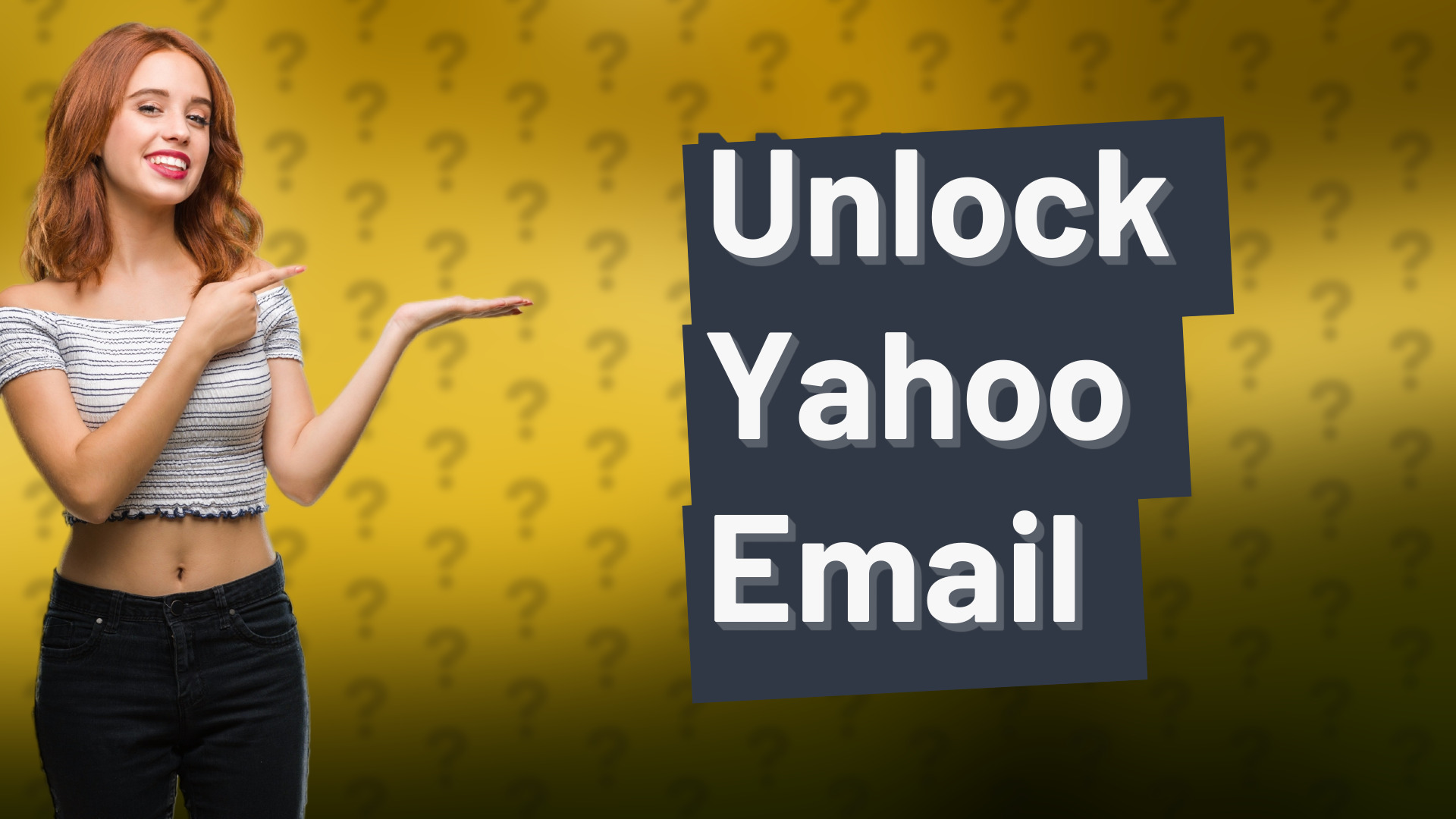 Unlock Yahoo Email
