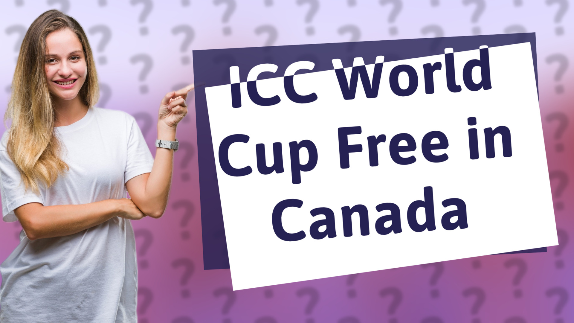 ICC World Cup Free in Canada