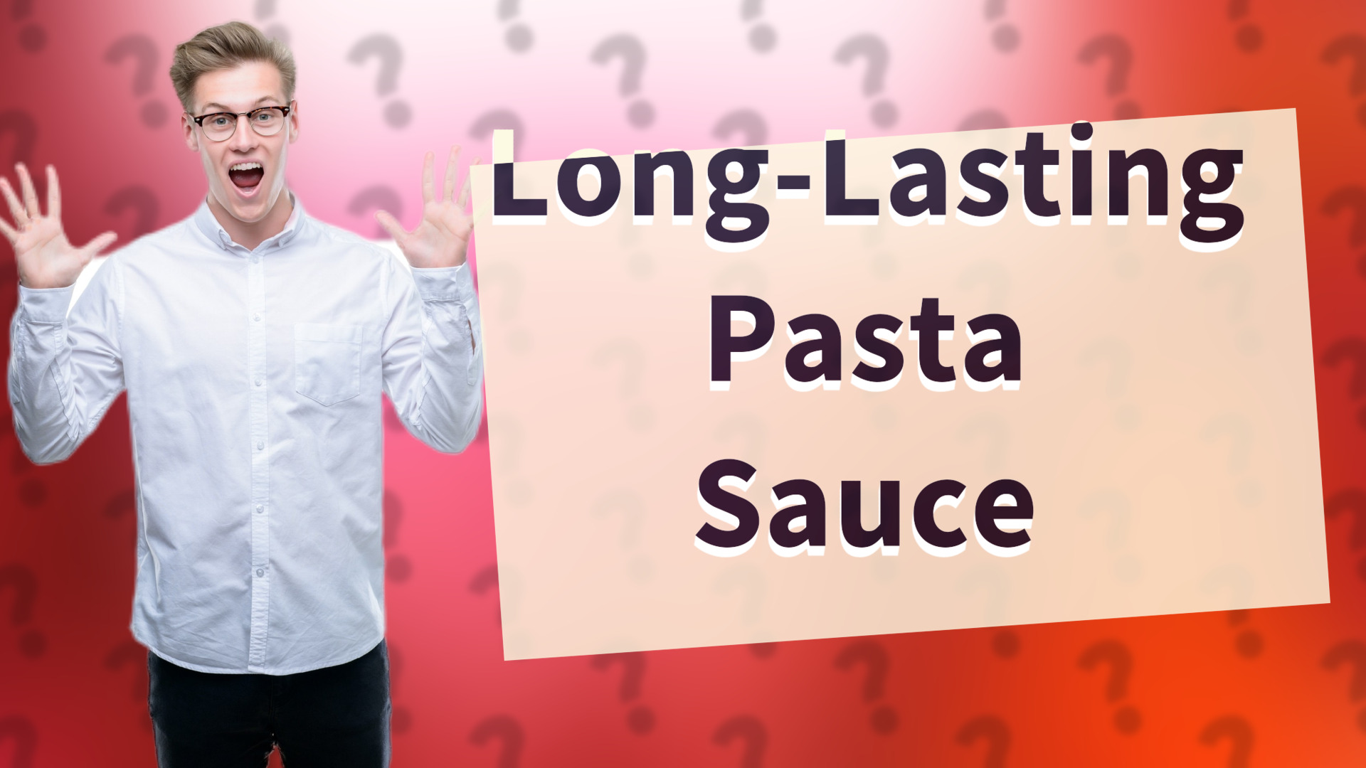 Long-Lasting Pasta Sauce