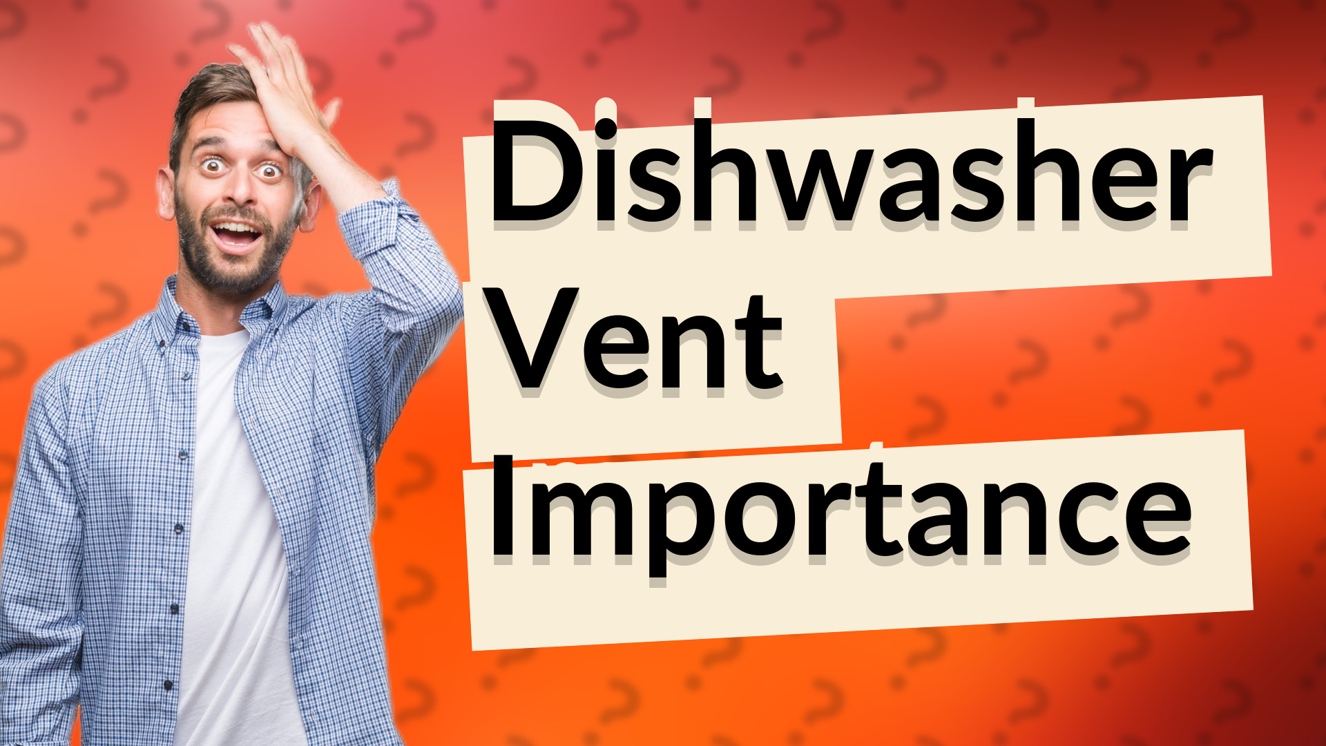 Dishwasher Vent Importance