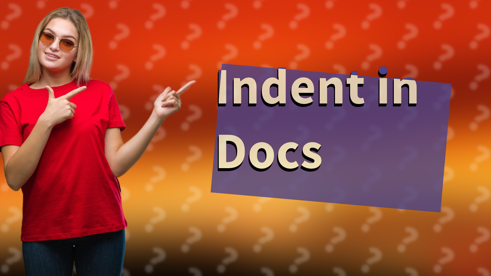 Indent in Docs