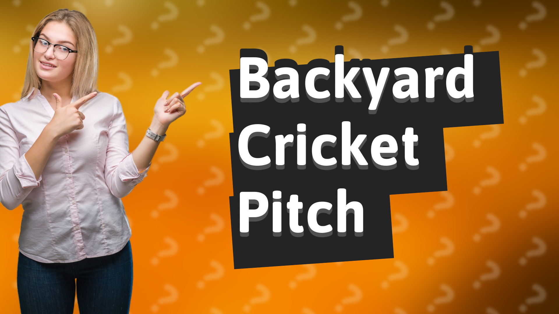 Backyard Cricket Pitch