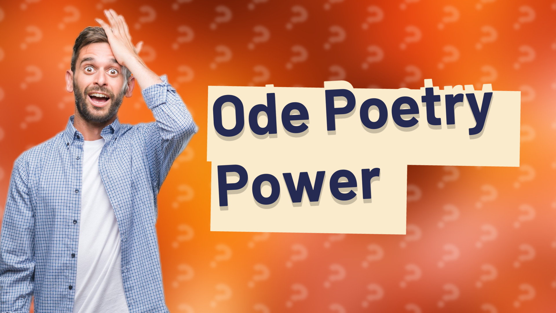 Ode Poetry Power