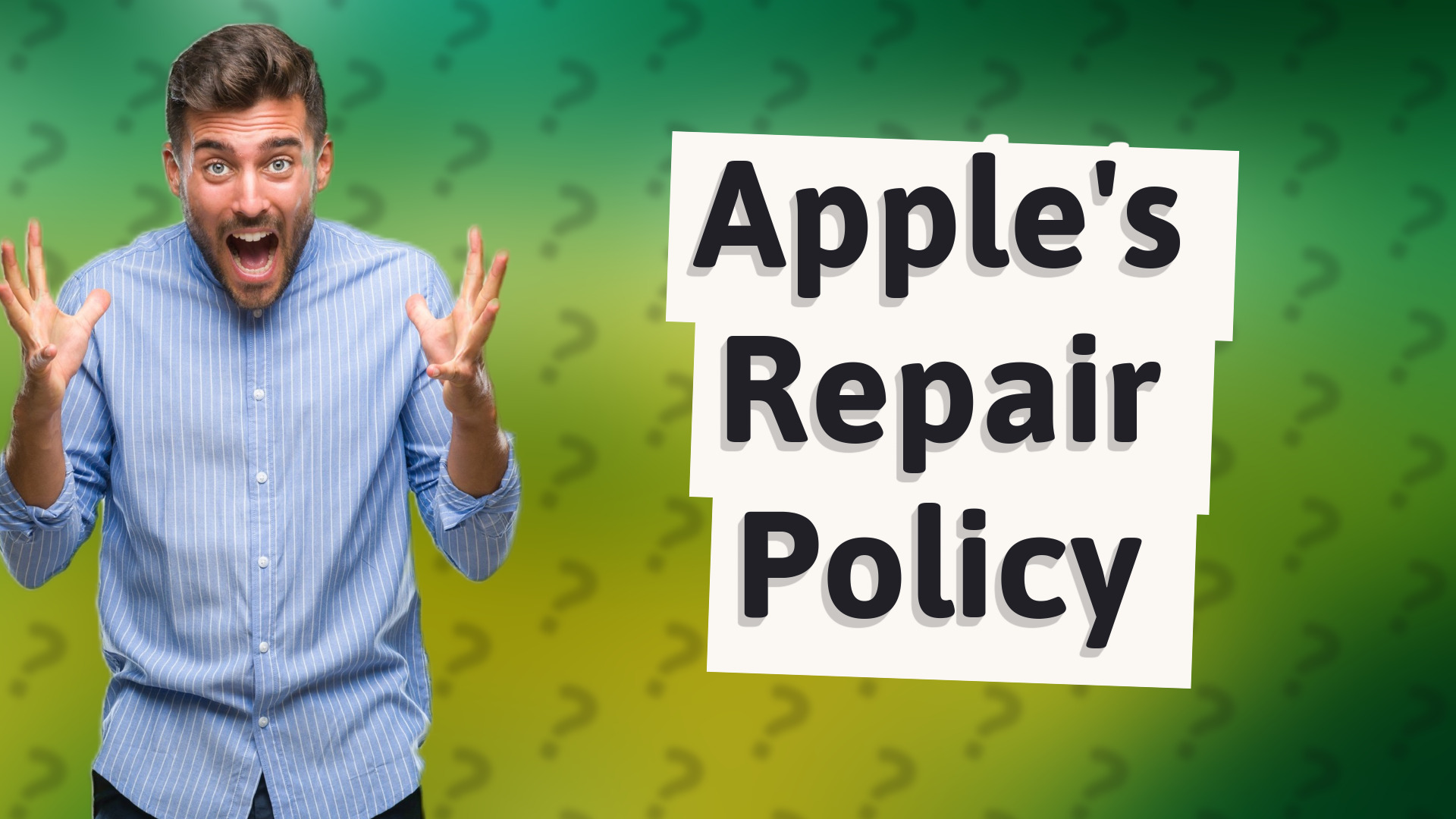 Apple's Repair Policy