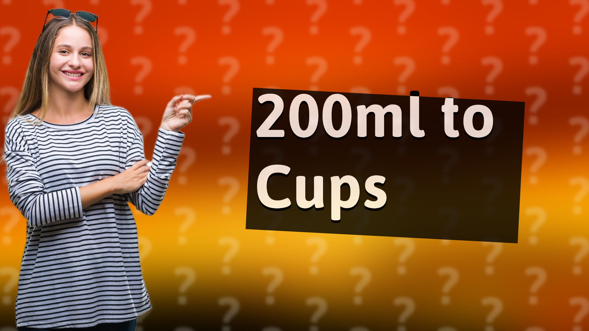 200ml to Cups
