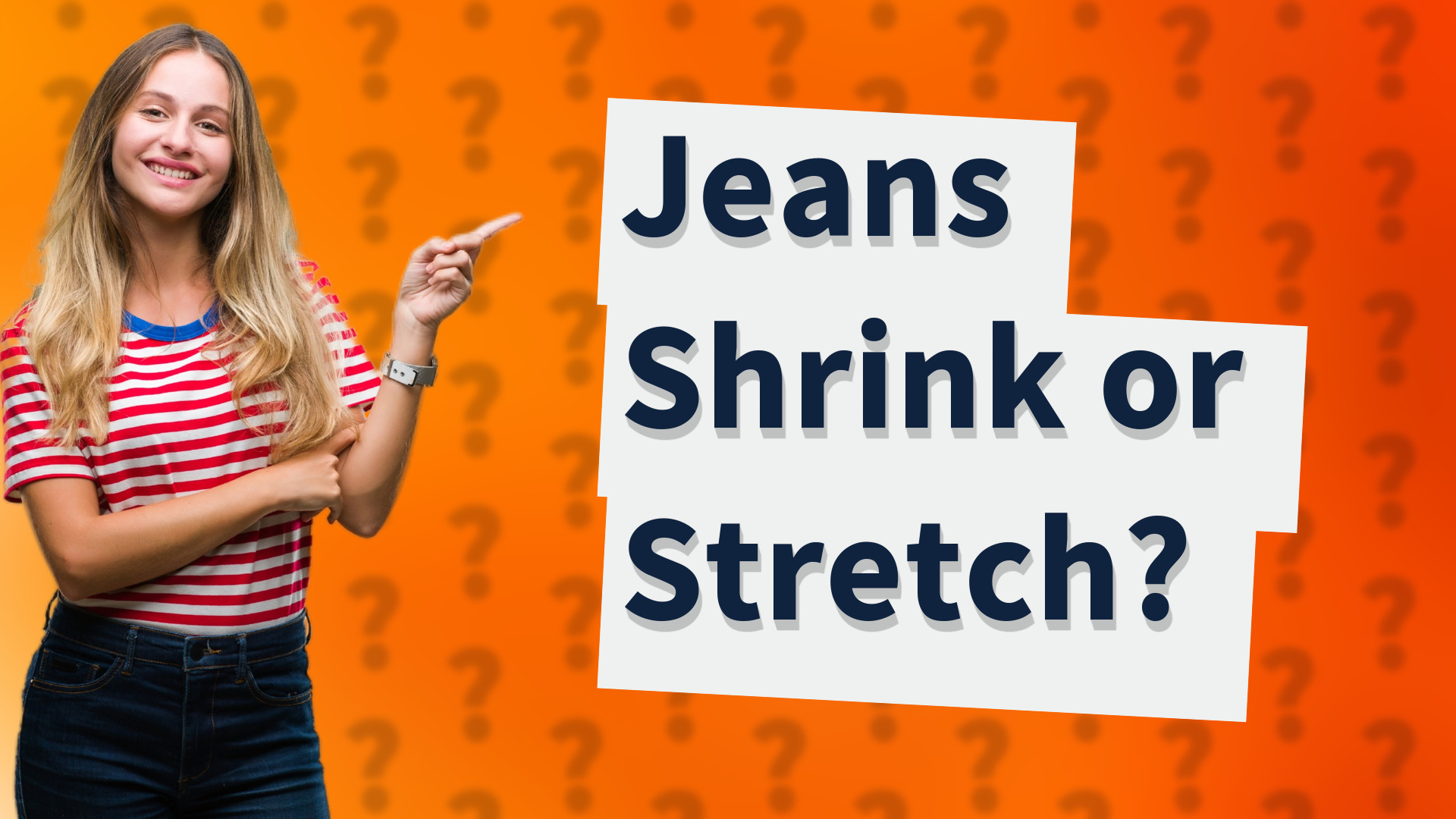 Jeans Shrink or Stretch?