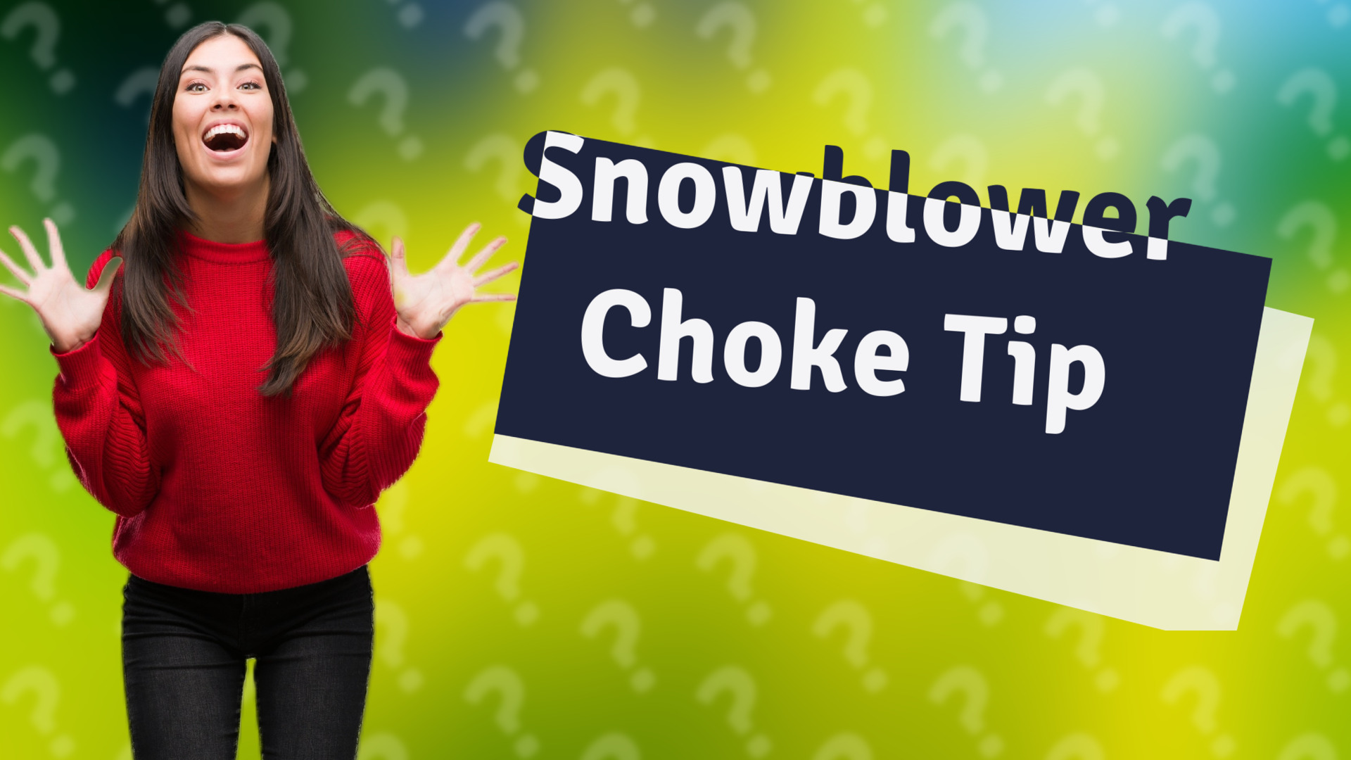 Snowblower Choke Tip