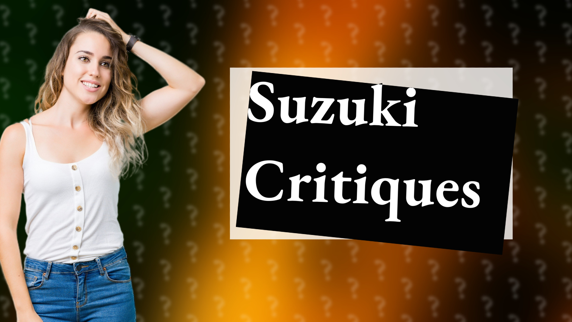 Suzuki Critiques