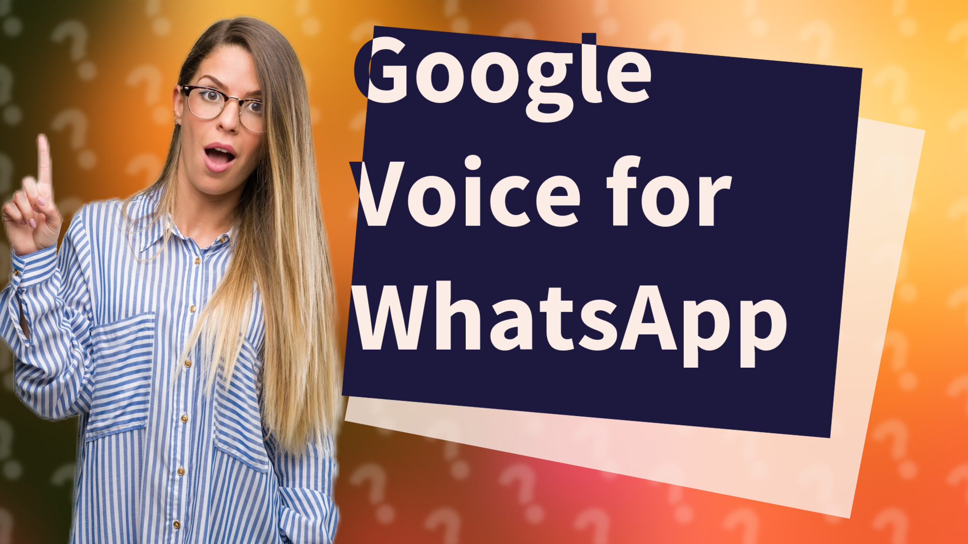 Google Voice for WhatsApp