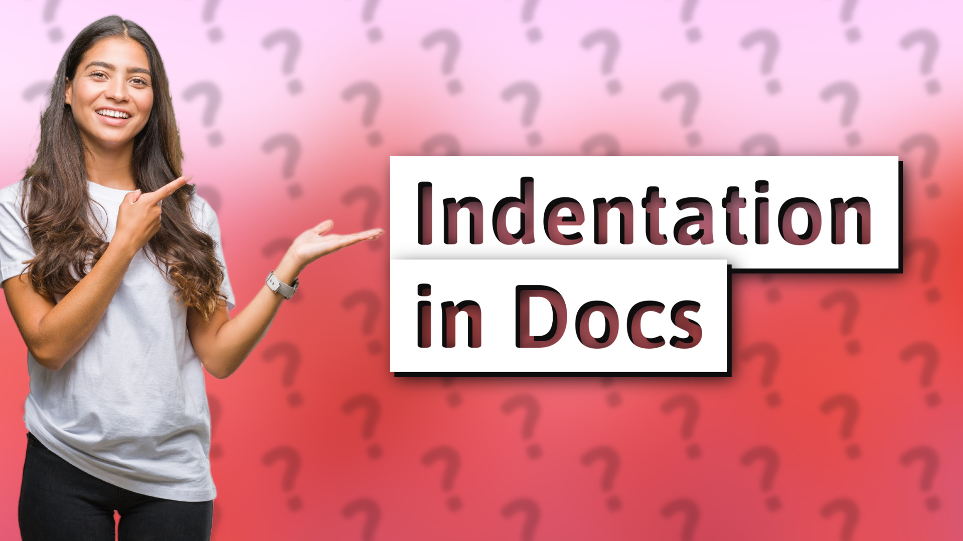 Indentation in Docs