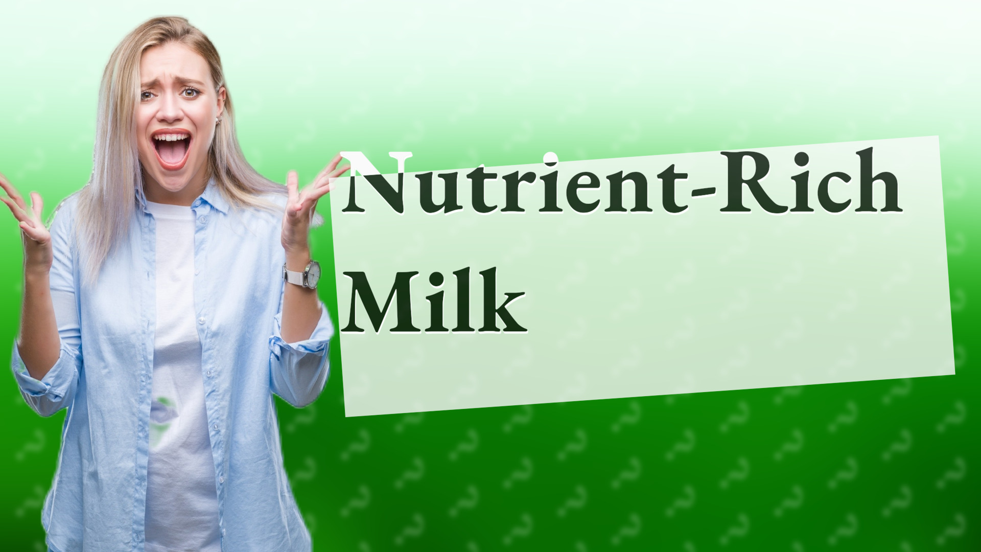 Nutrient-Rich Milk