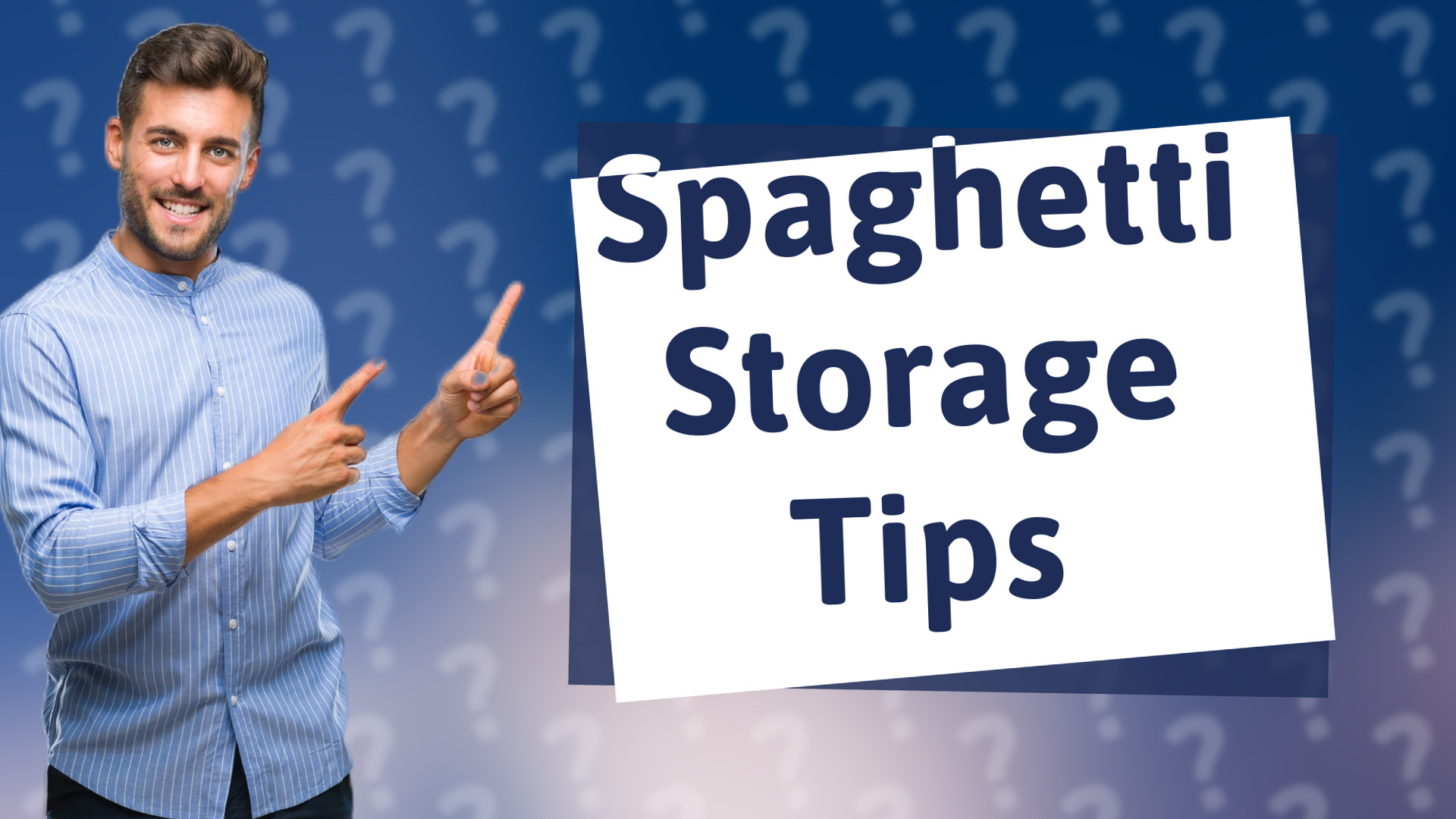 Spaghetti Storage Tips