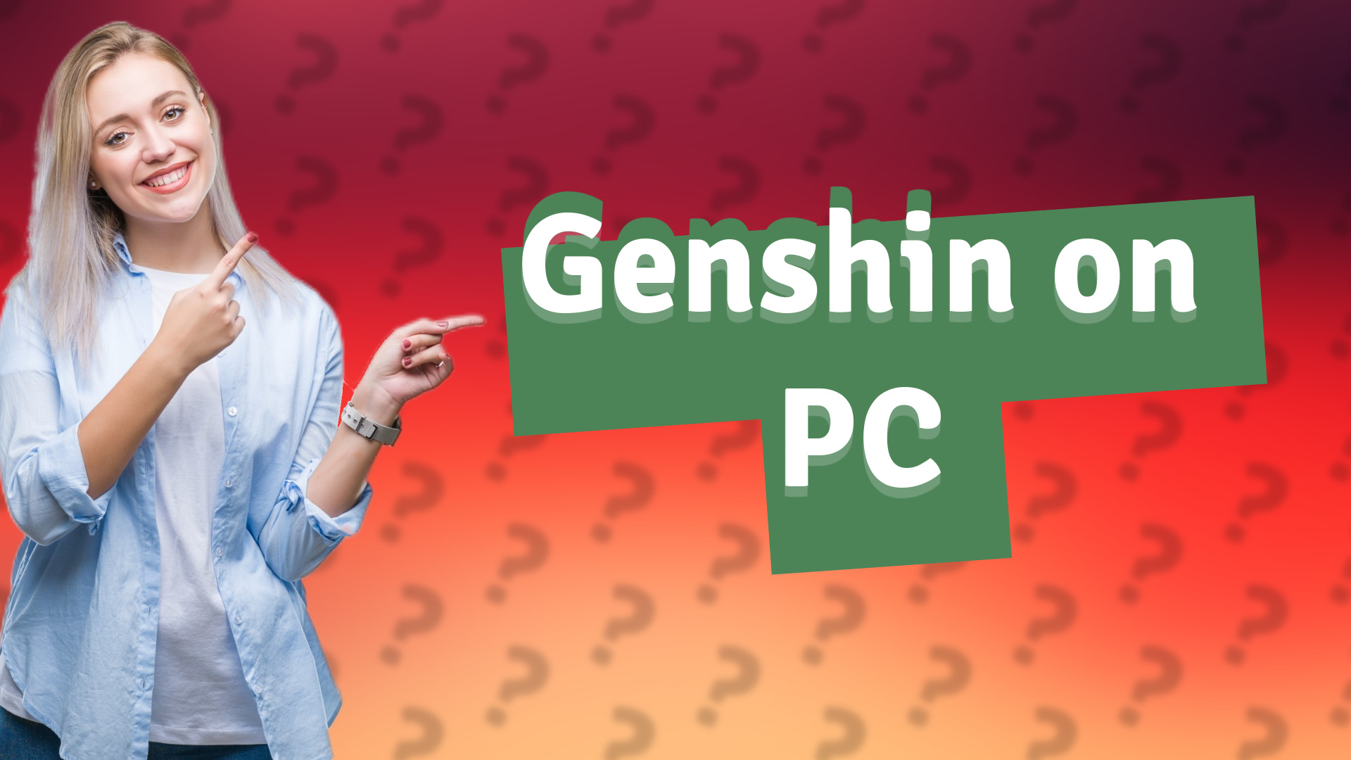 Genshin on PC