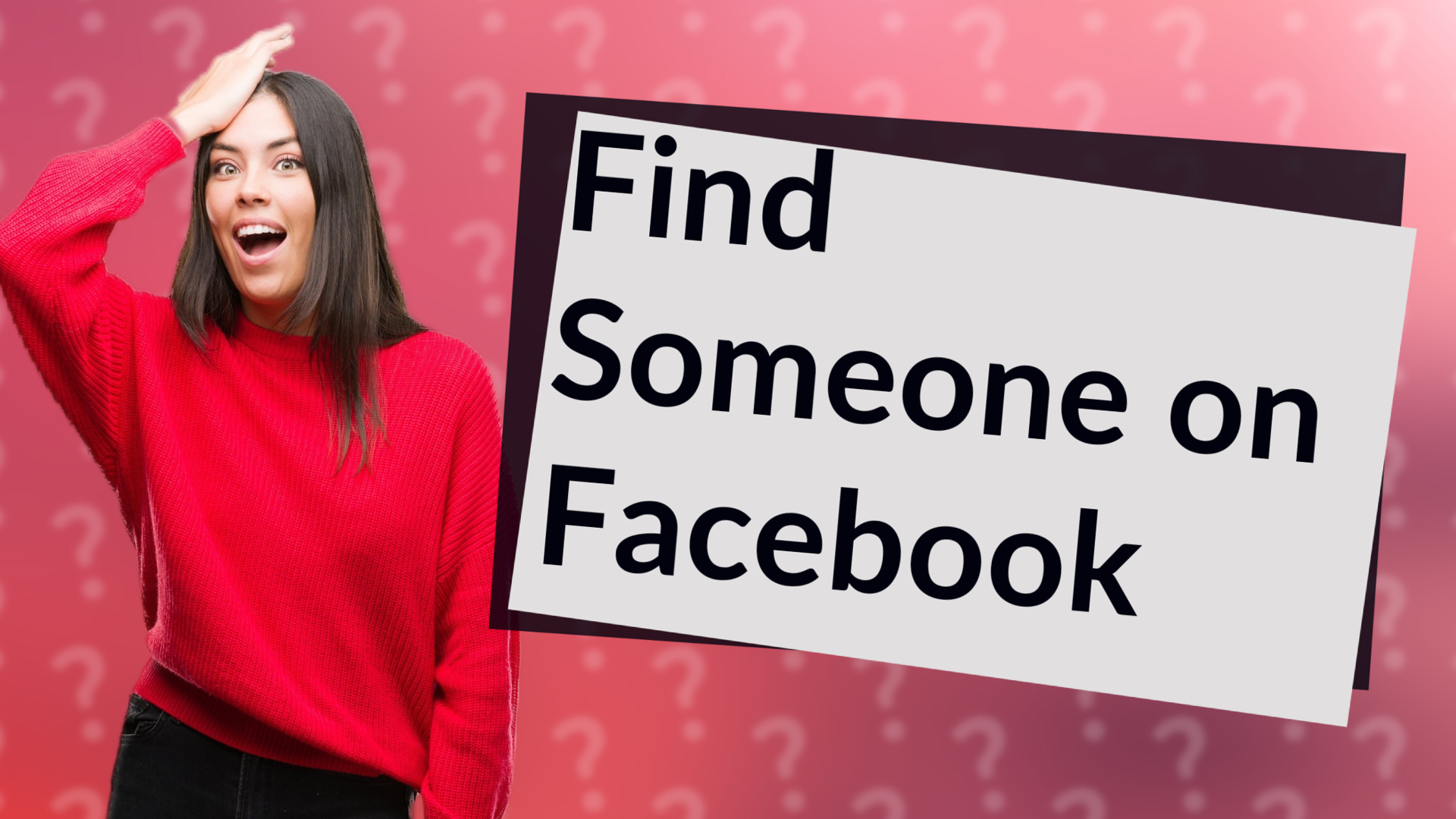 Find Someone on Facebook