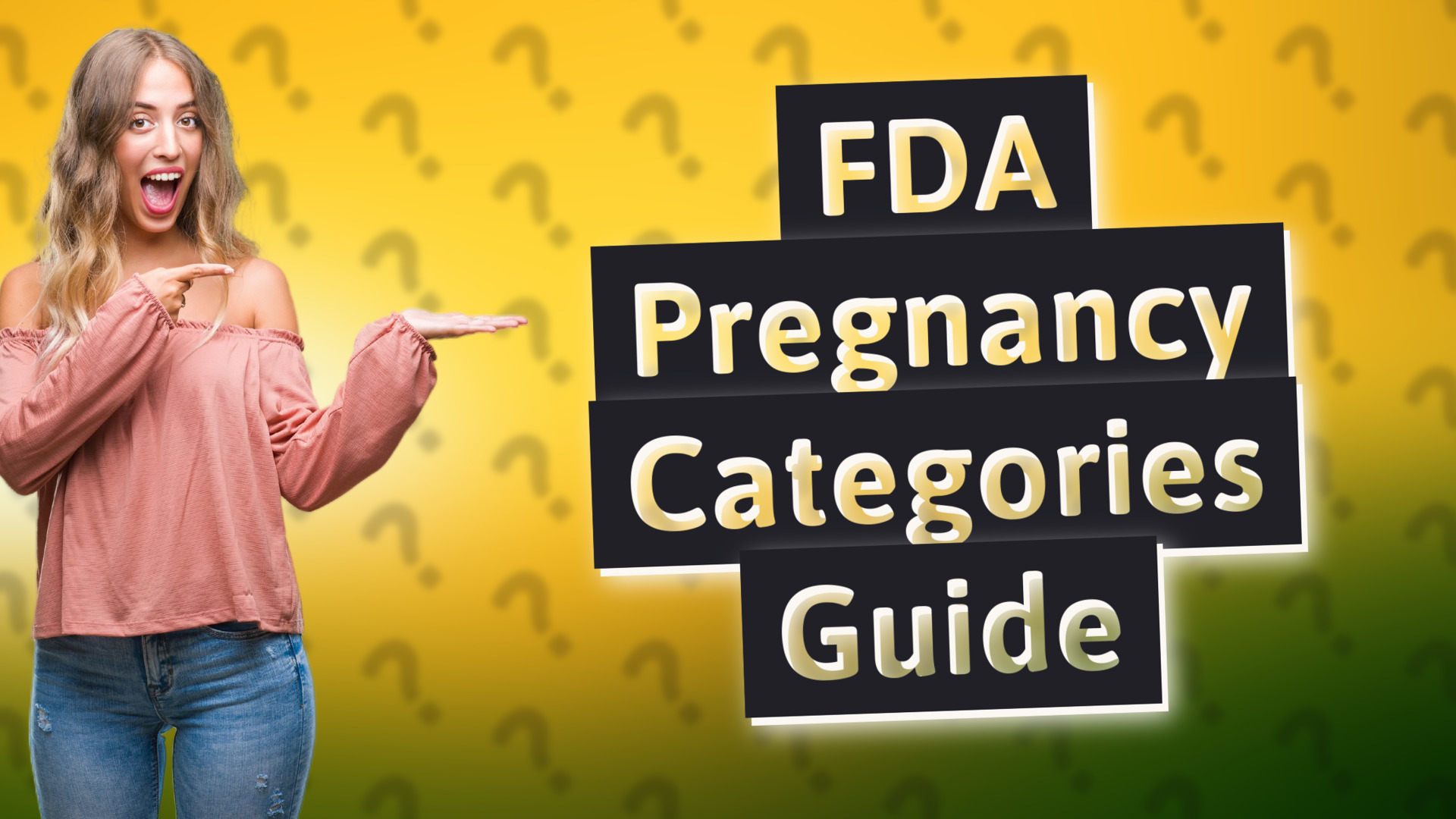 FDA Pregnancy Categories Guide