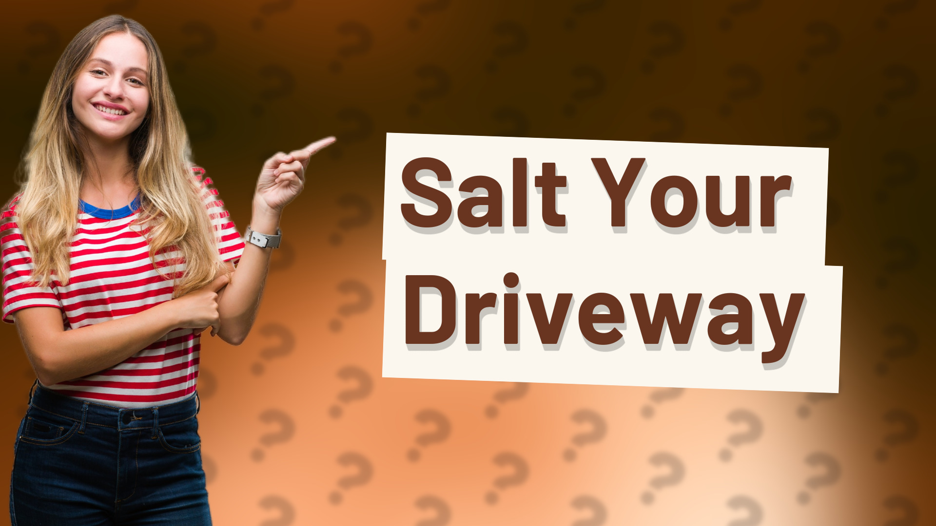 Salt Your Driveway