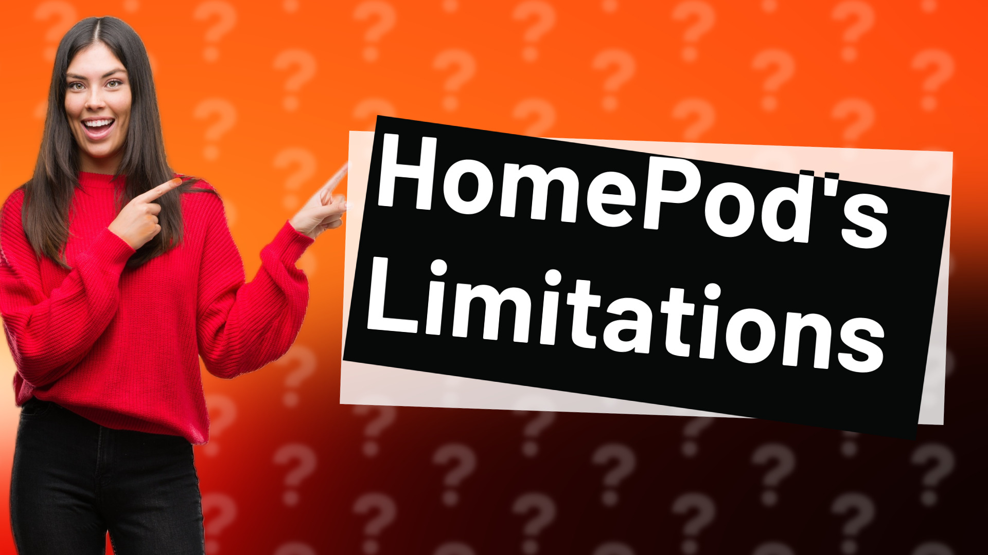 HomePod's Limitations
