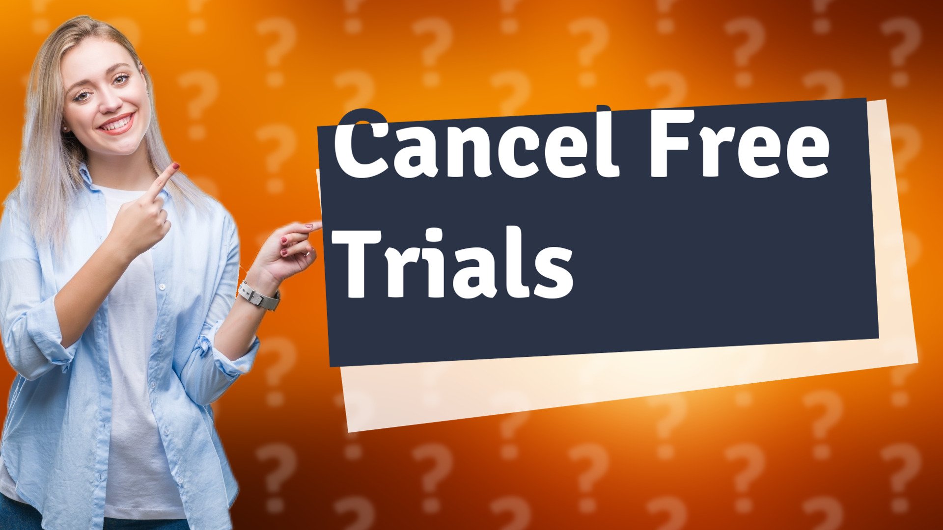 Cancel Free Trials
