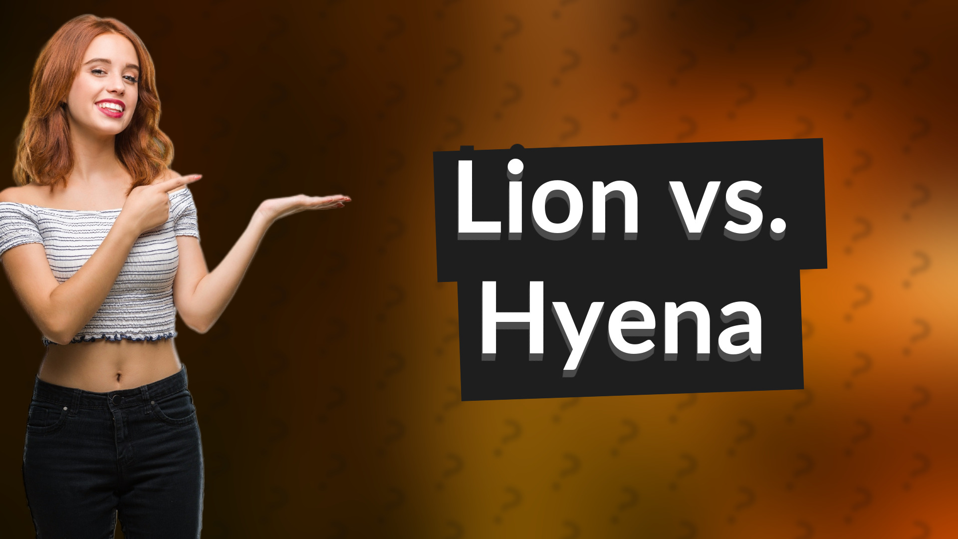 Lion vs. Hyena