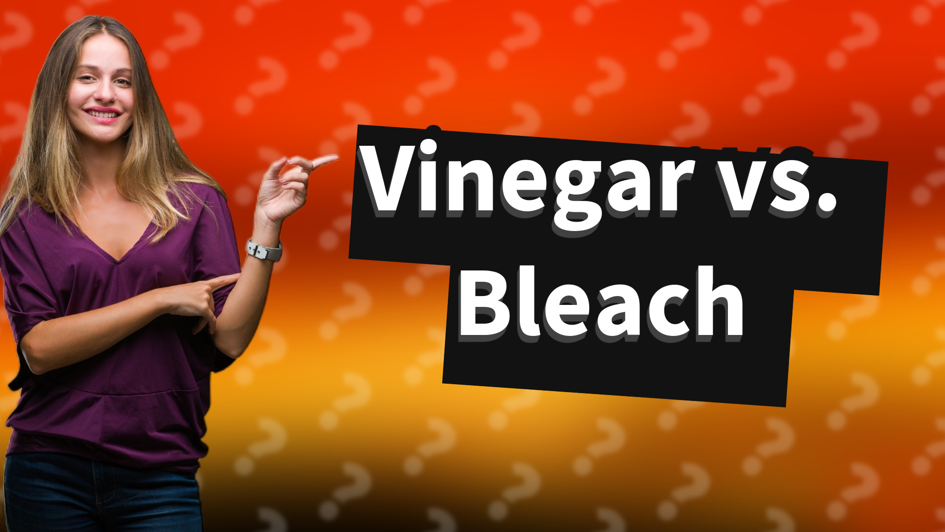 Vinegar vs. Bleach