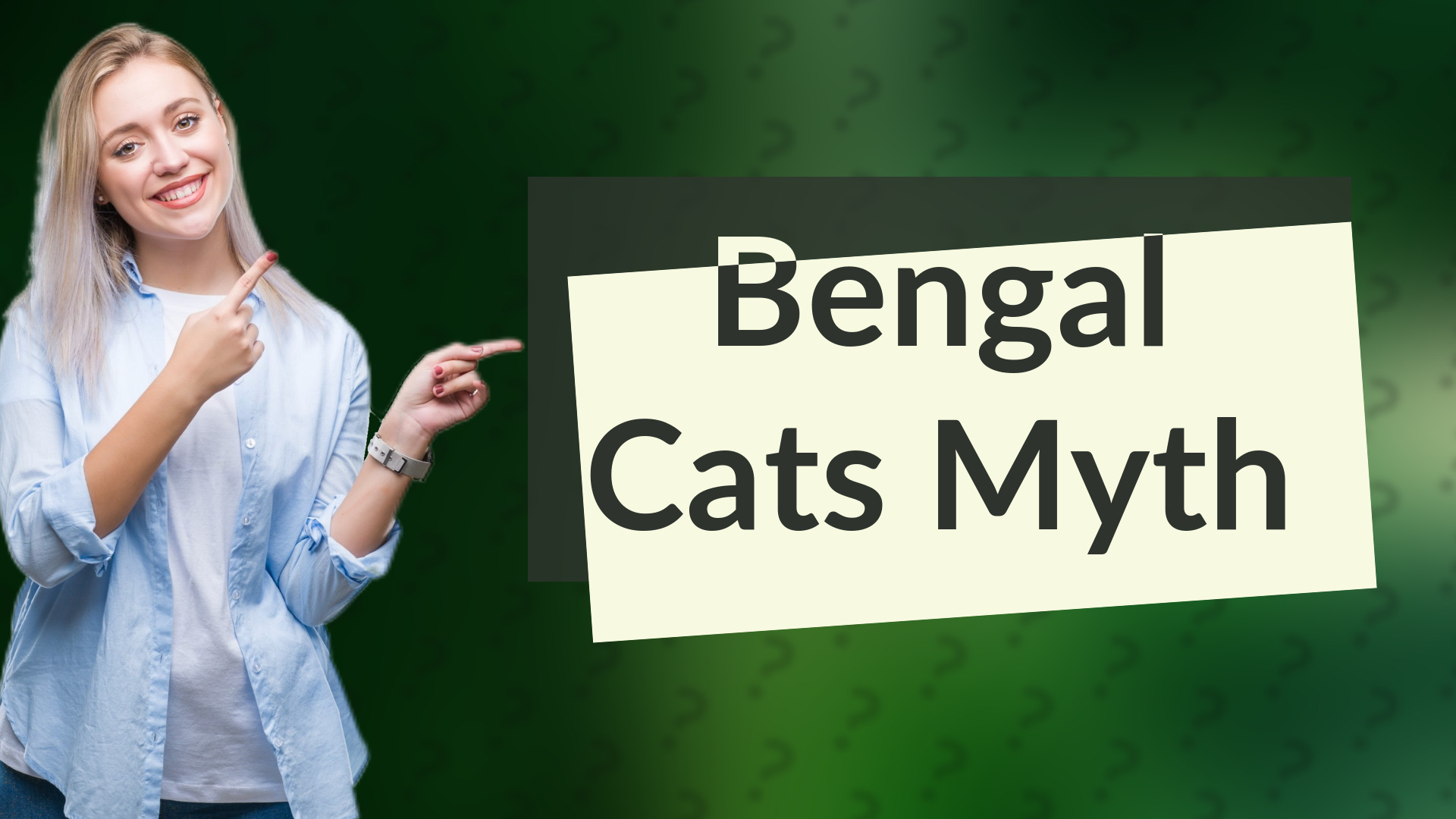 Bengal Cats Myth