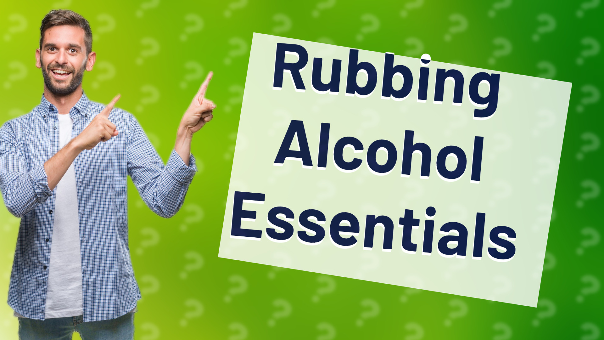 Rubbing Alcohol Essentials