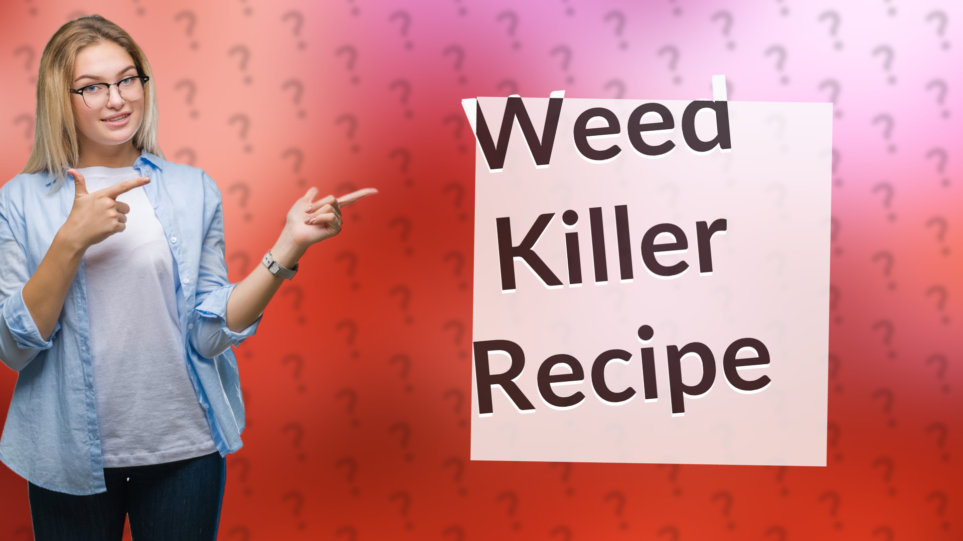 Weed Killer Recipe