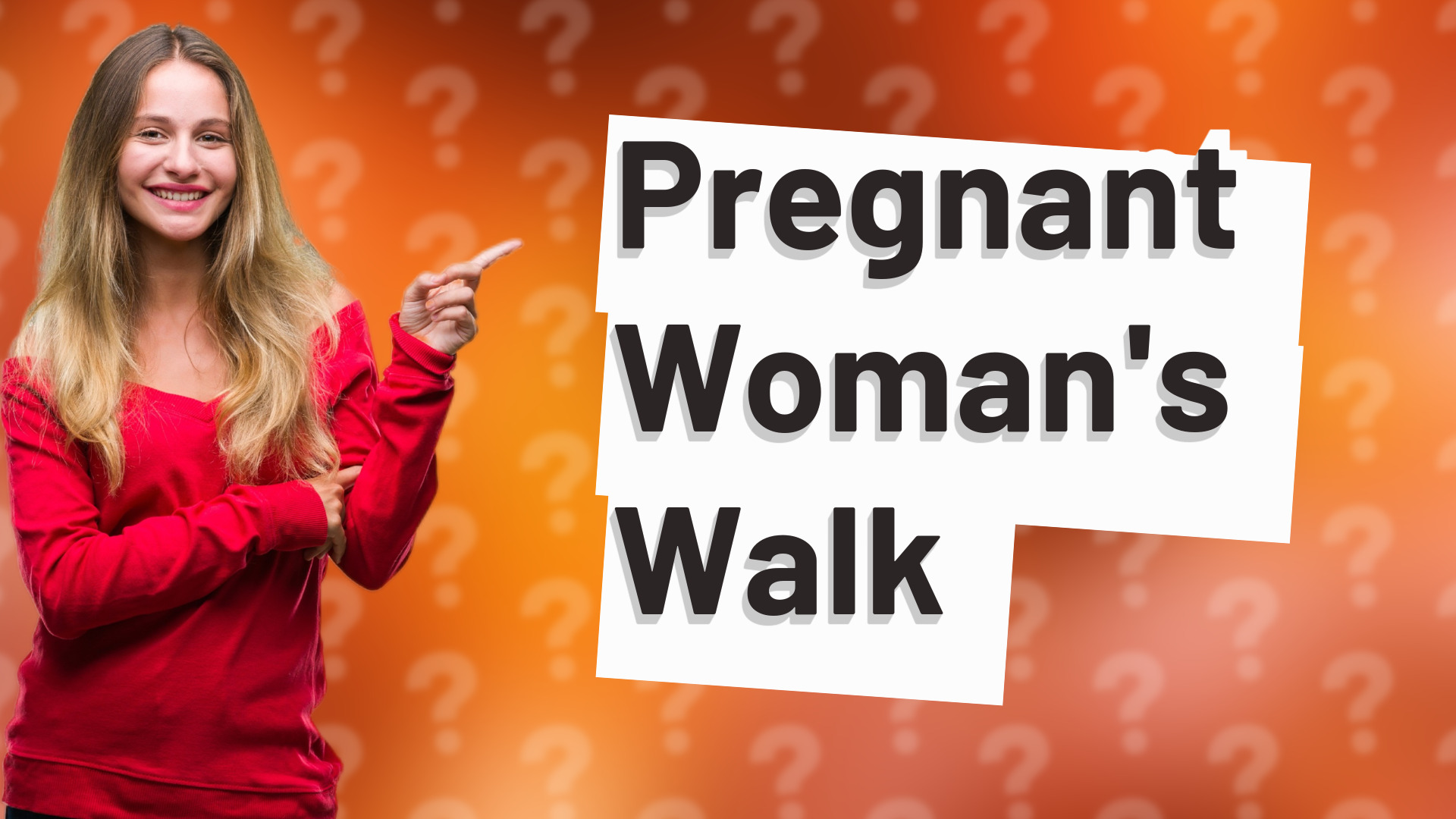 Pregnant Woman's Walk