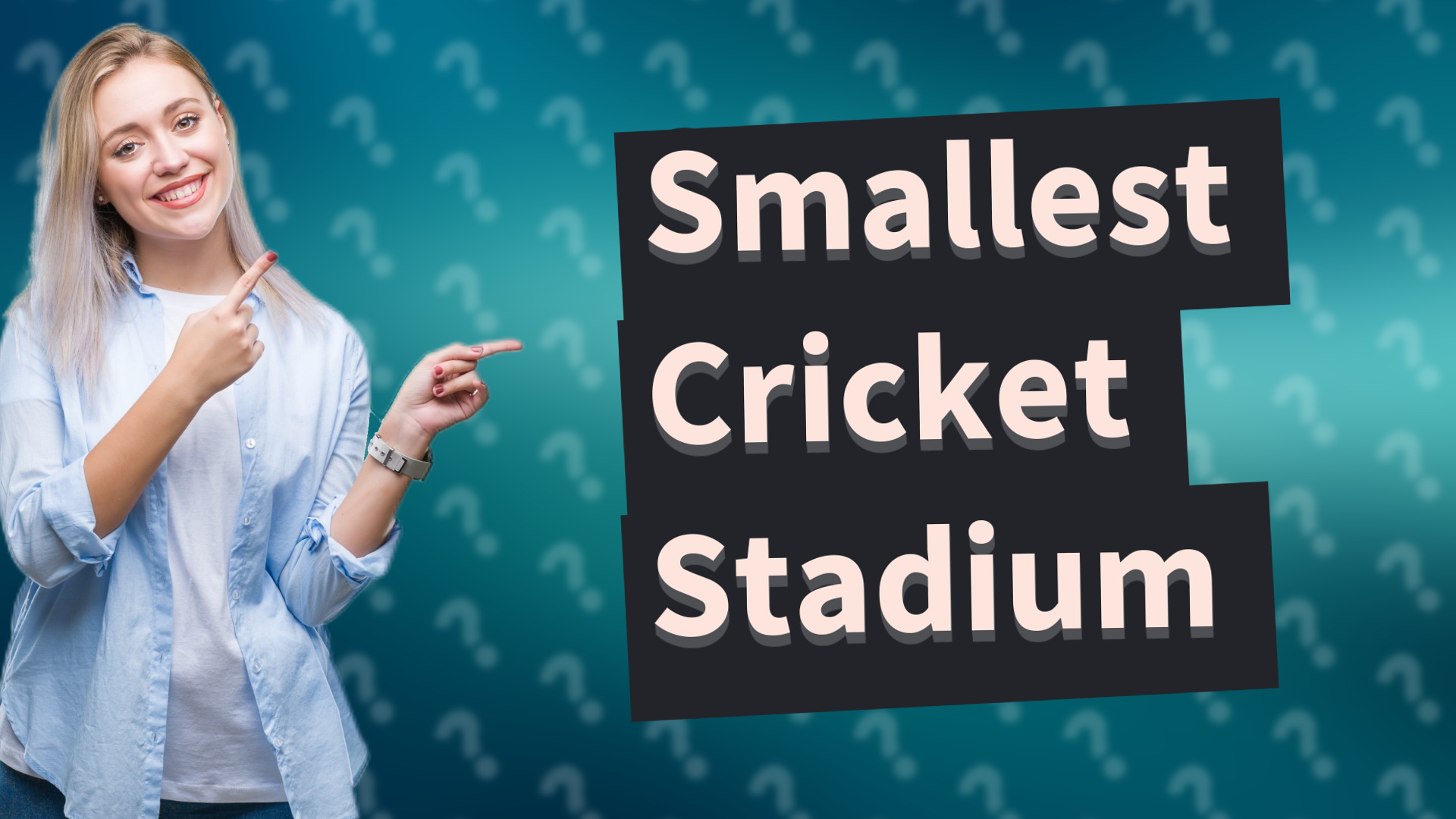 Smallest Cricket Stadium