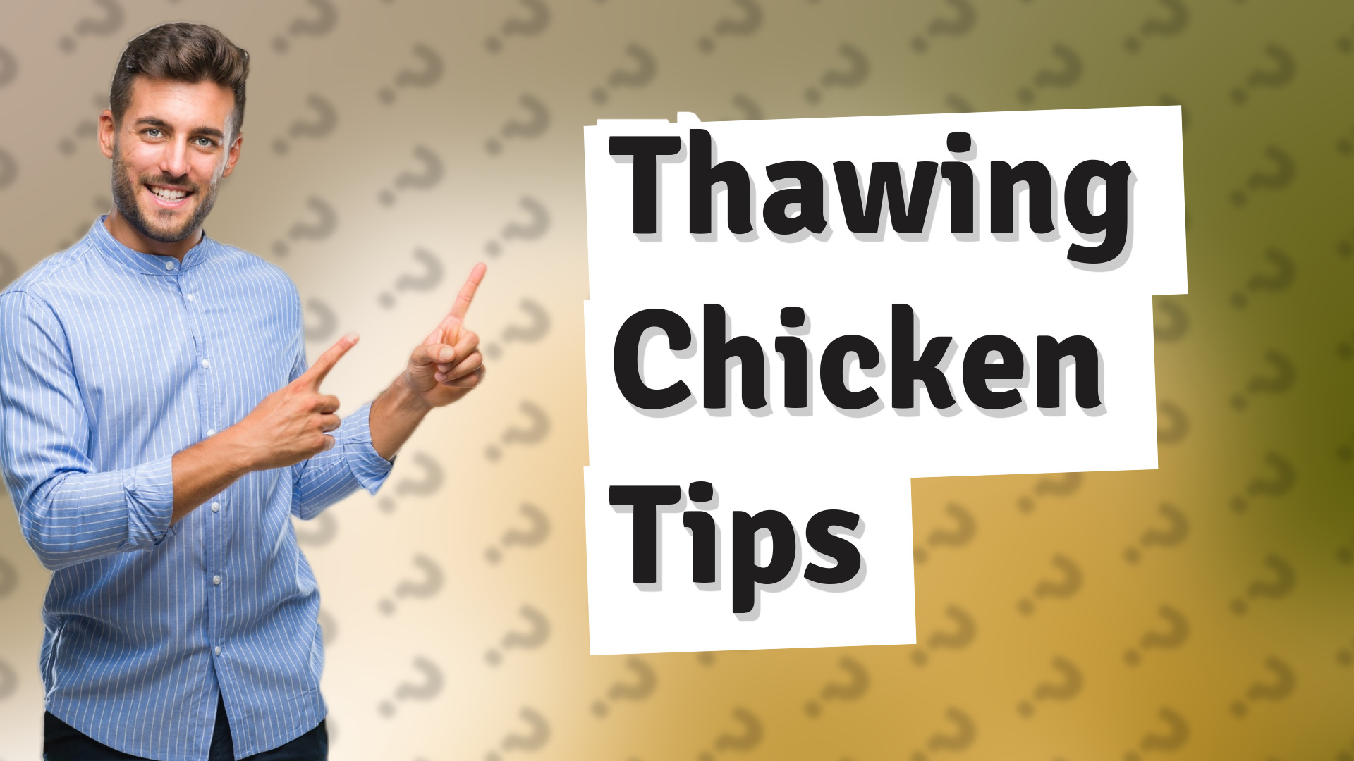 Thawing Chicken Tips