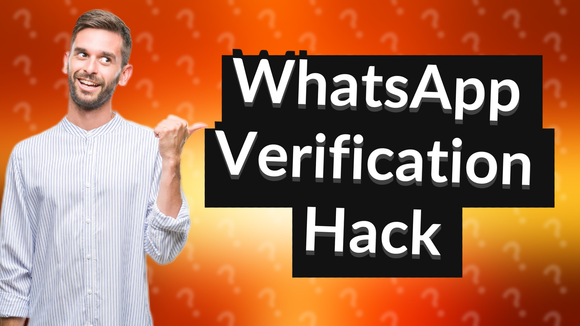 WhatsApp Verification Hack