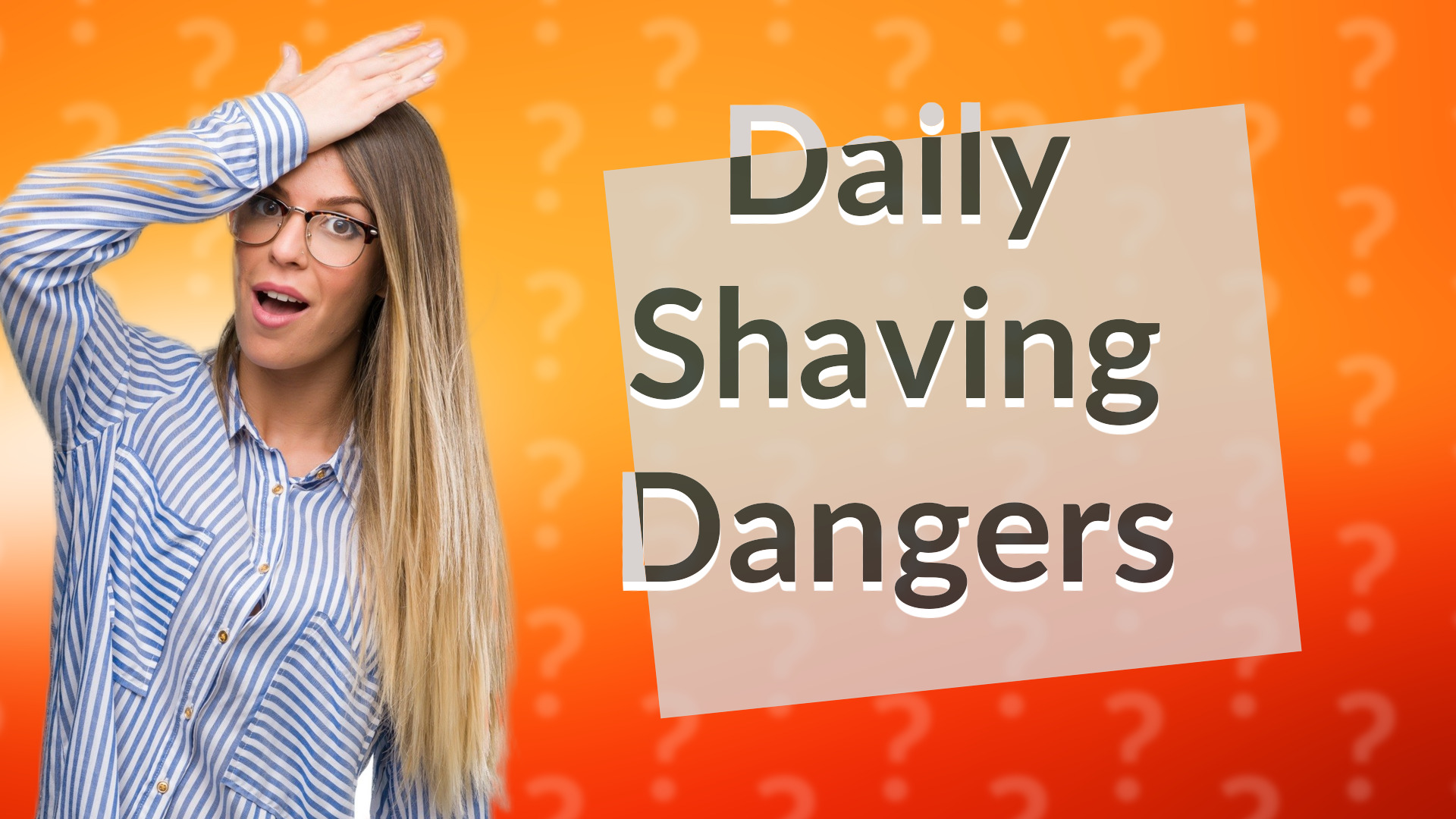 Daily Shaving Dangers