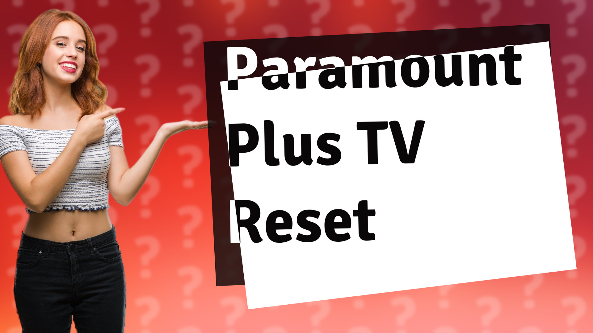 Paramount Plus TV Reset