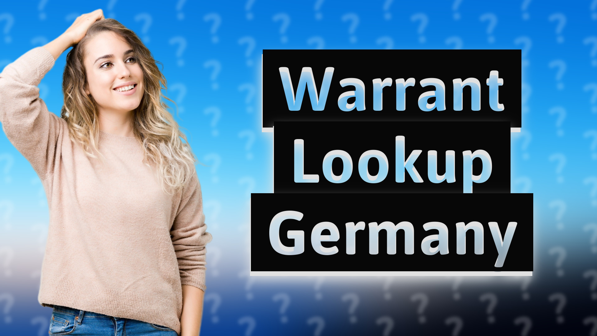 Warrant Lookup Germany