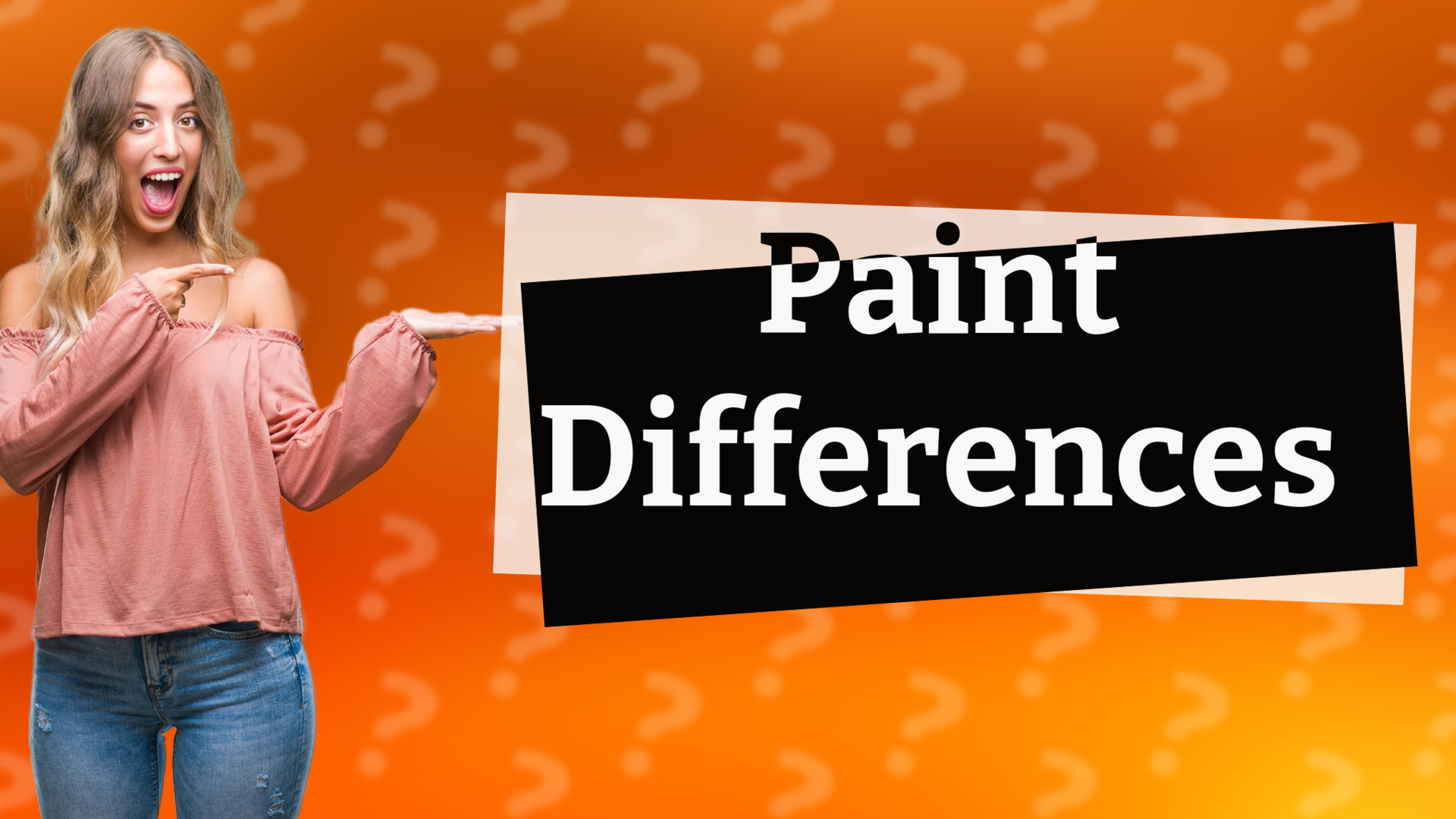 Paint Differences