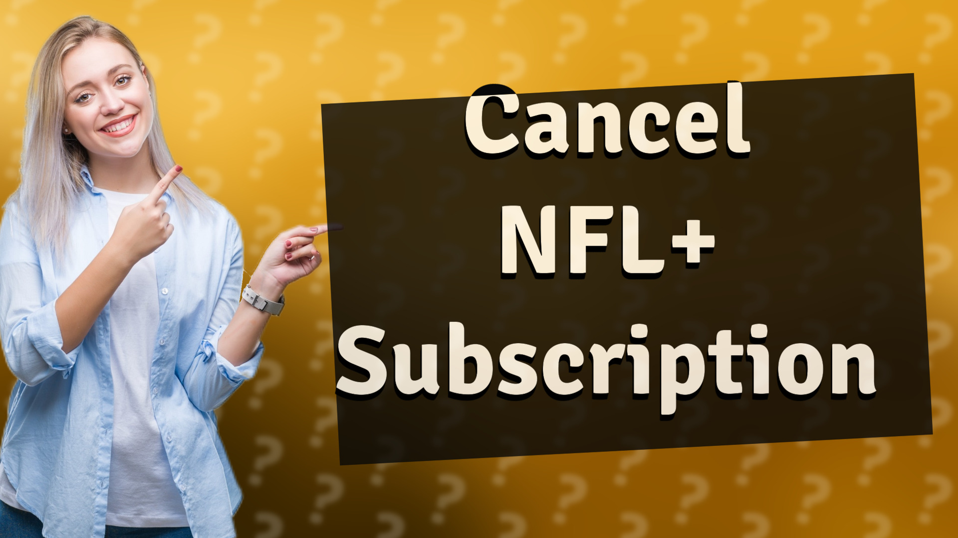 Cancel NFL+ Subscription