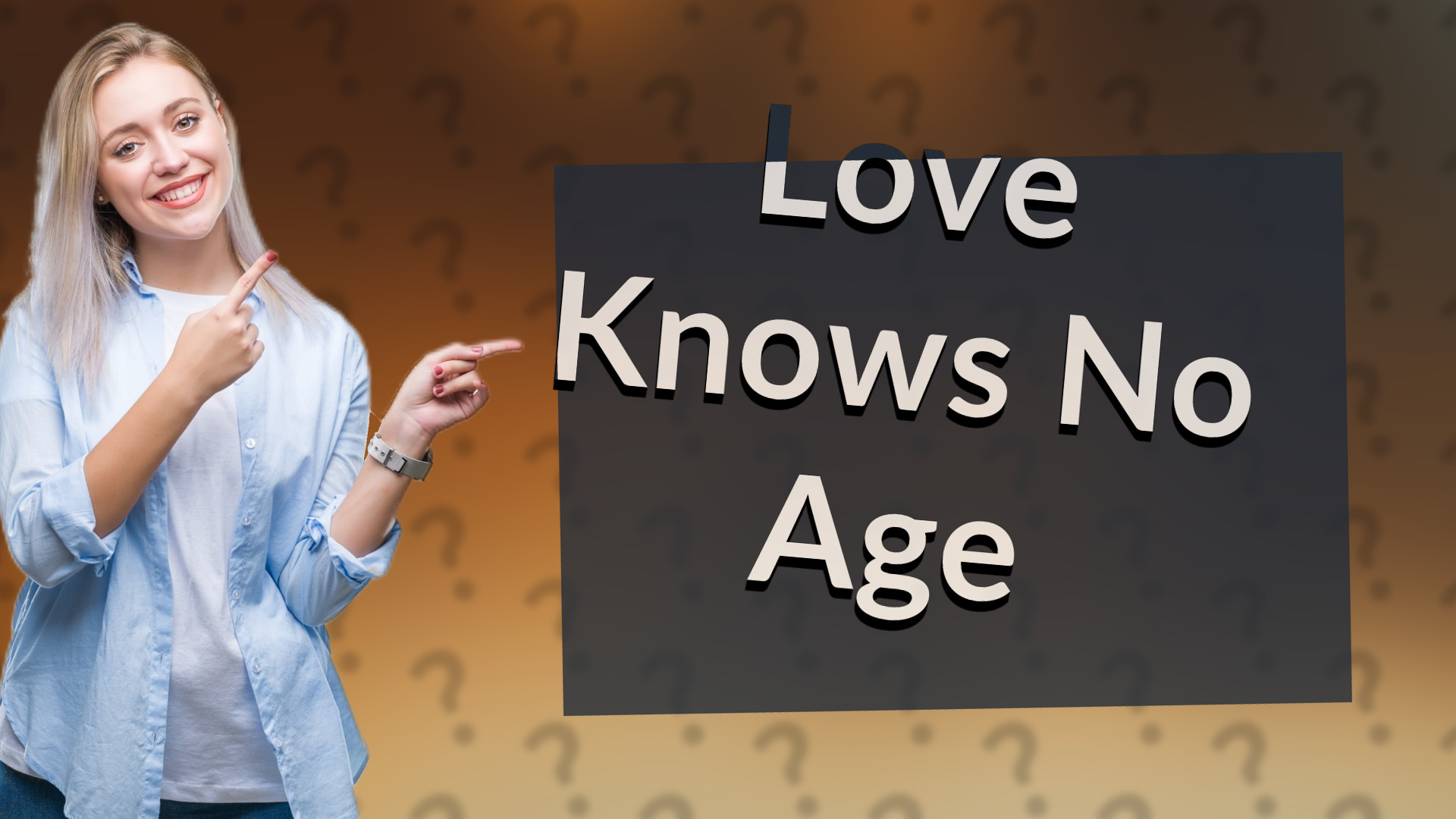 Love Knows No Age