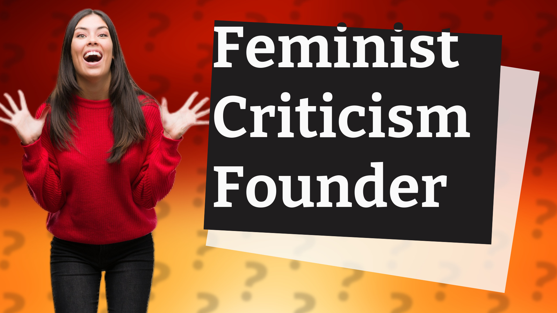Feminist Criticism Founder