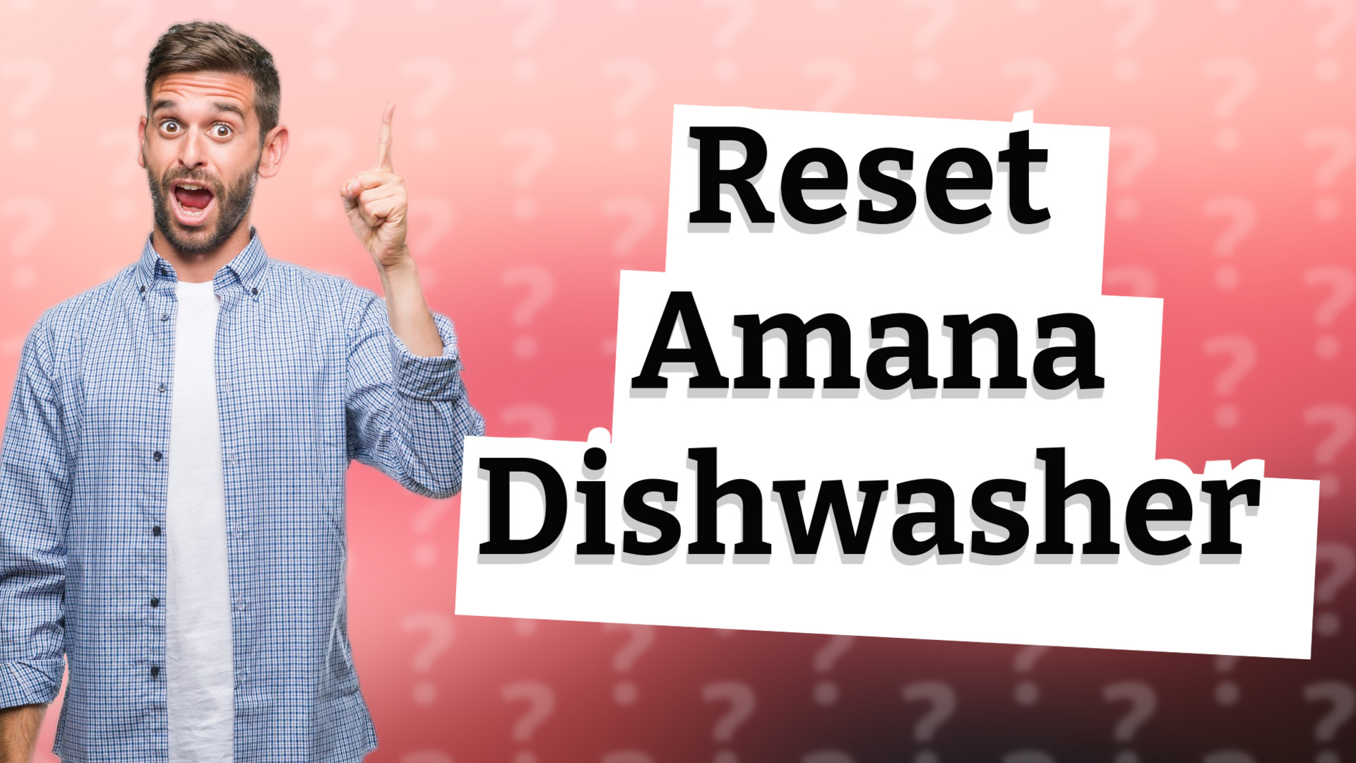 Reset Amana Dishwasher
