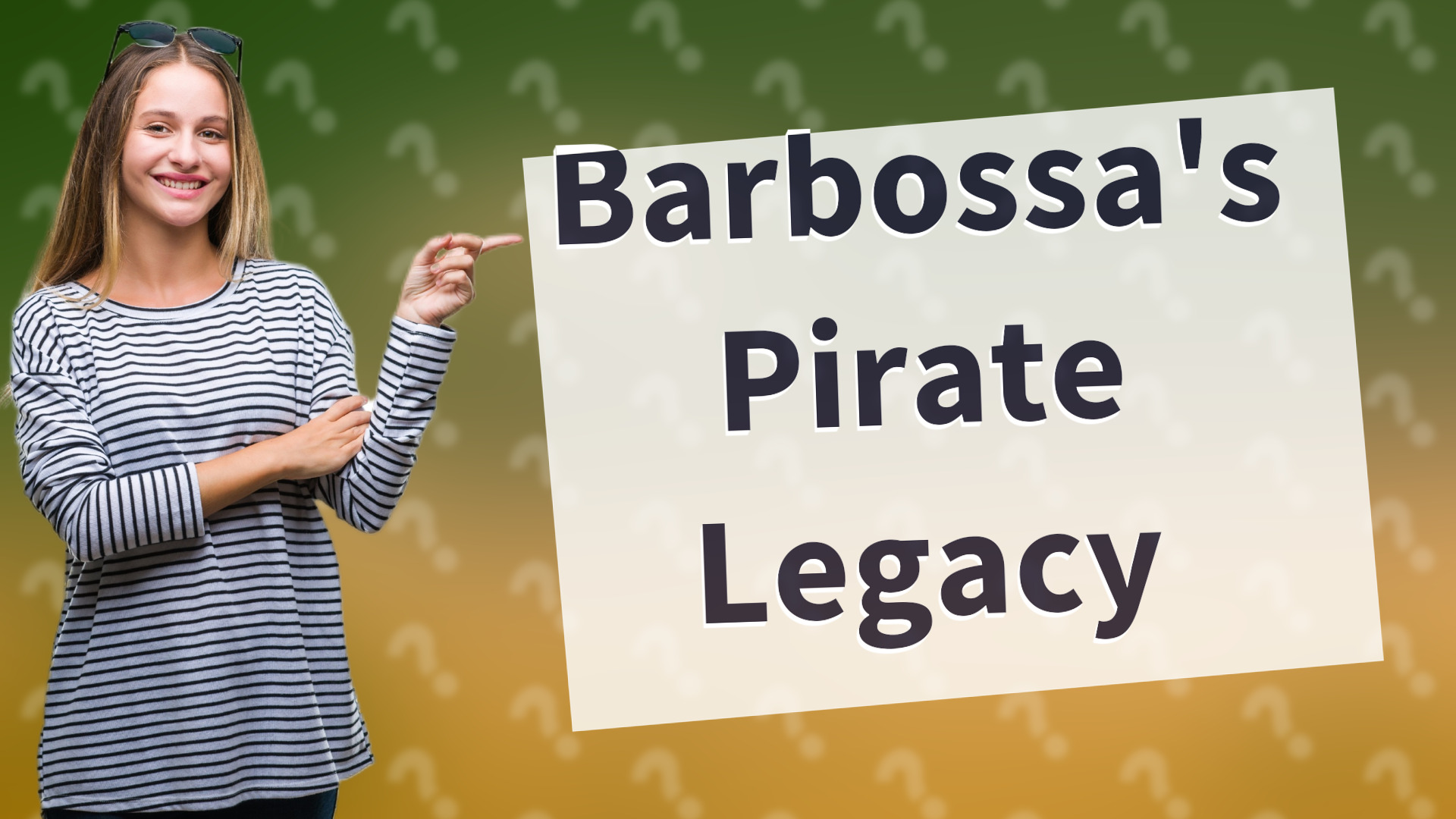 Barbossa's Pirate Legacy
